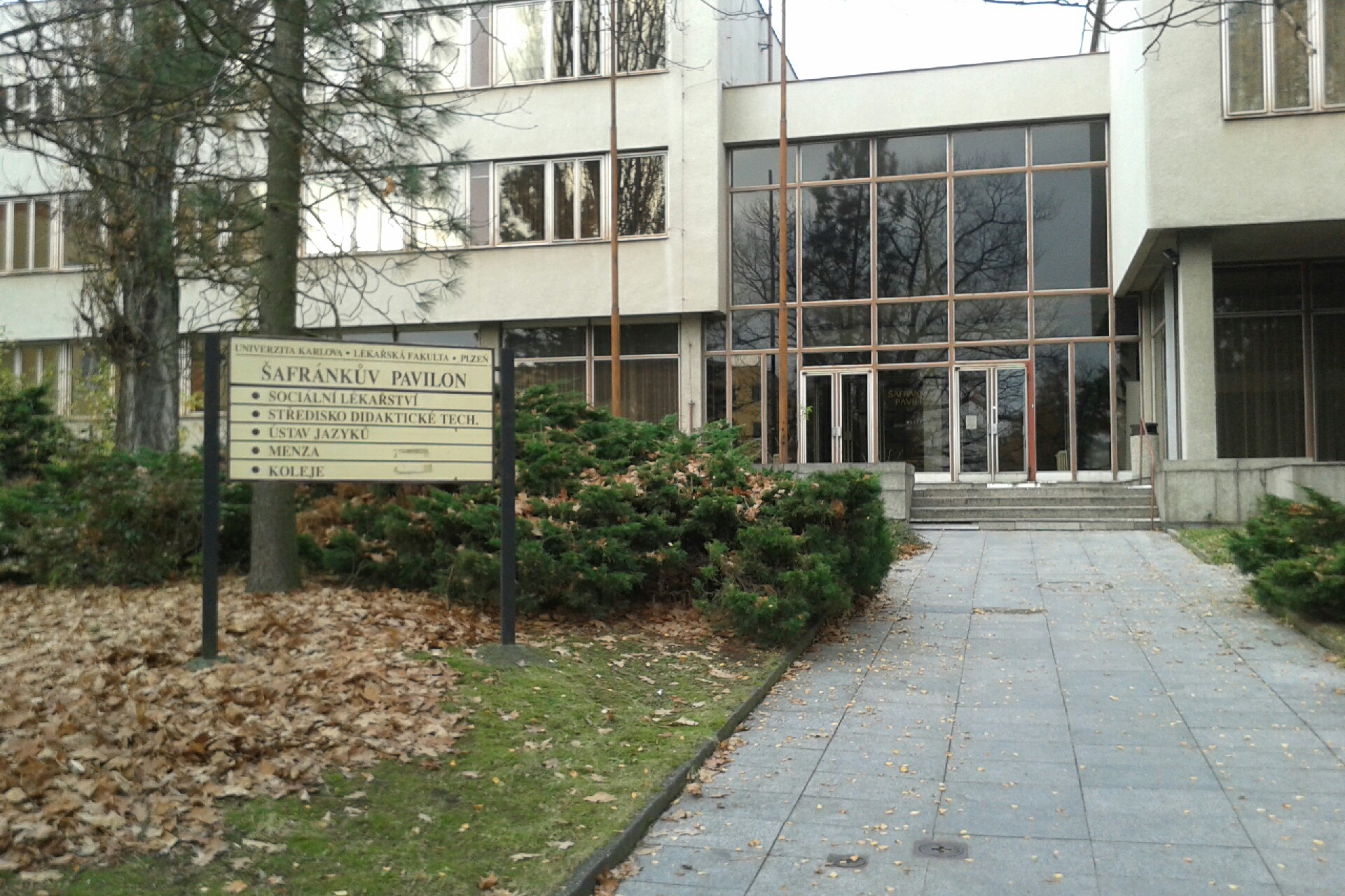 Kolej Šafránkův pavilon - Univerzita Karlova