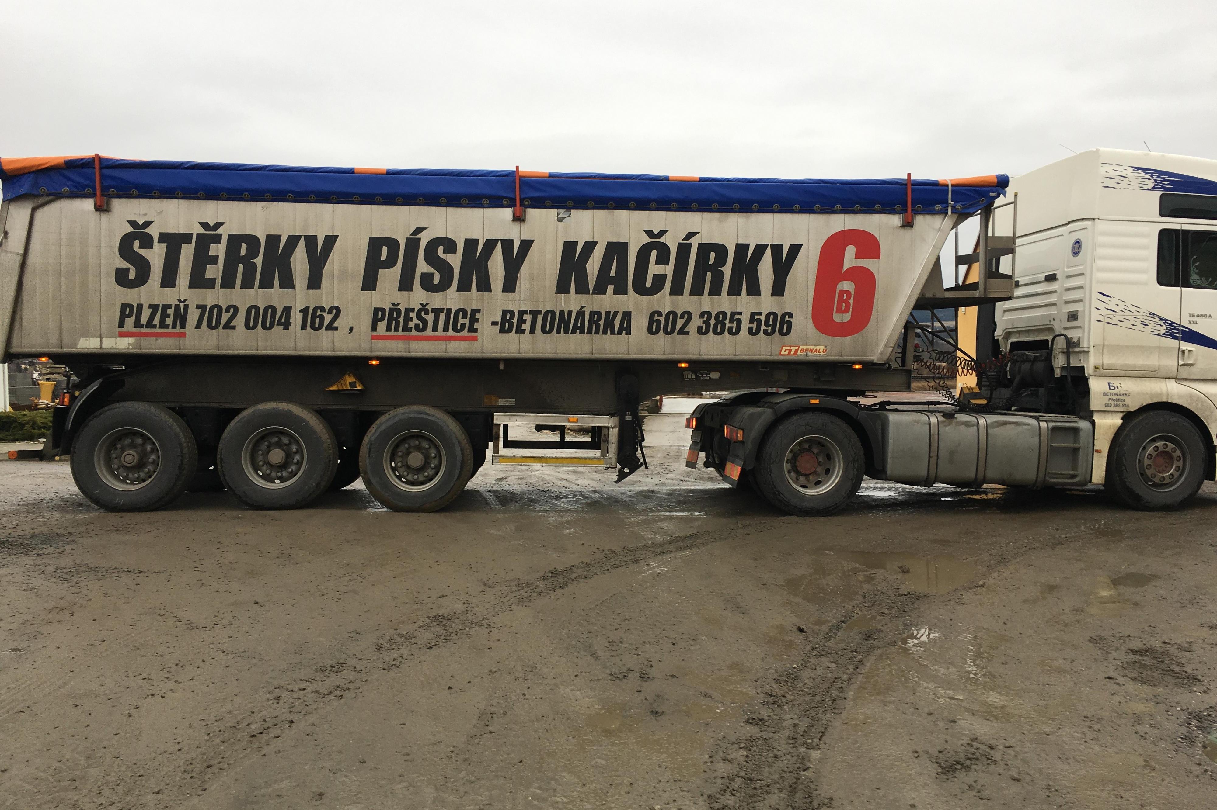 Štěrky písky Plzeň