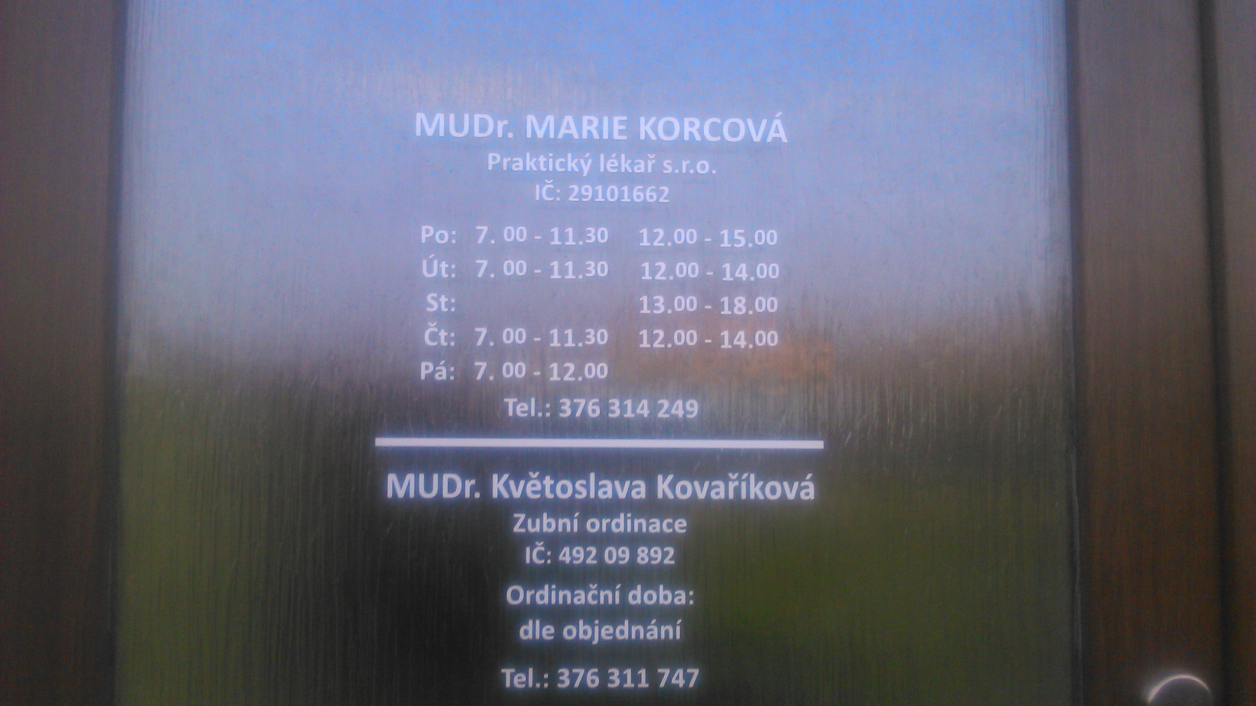 MUDr. Hana Hájková, Praktik Klatovy s.r.o. foto 2