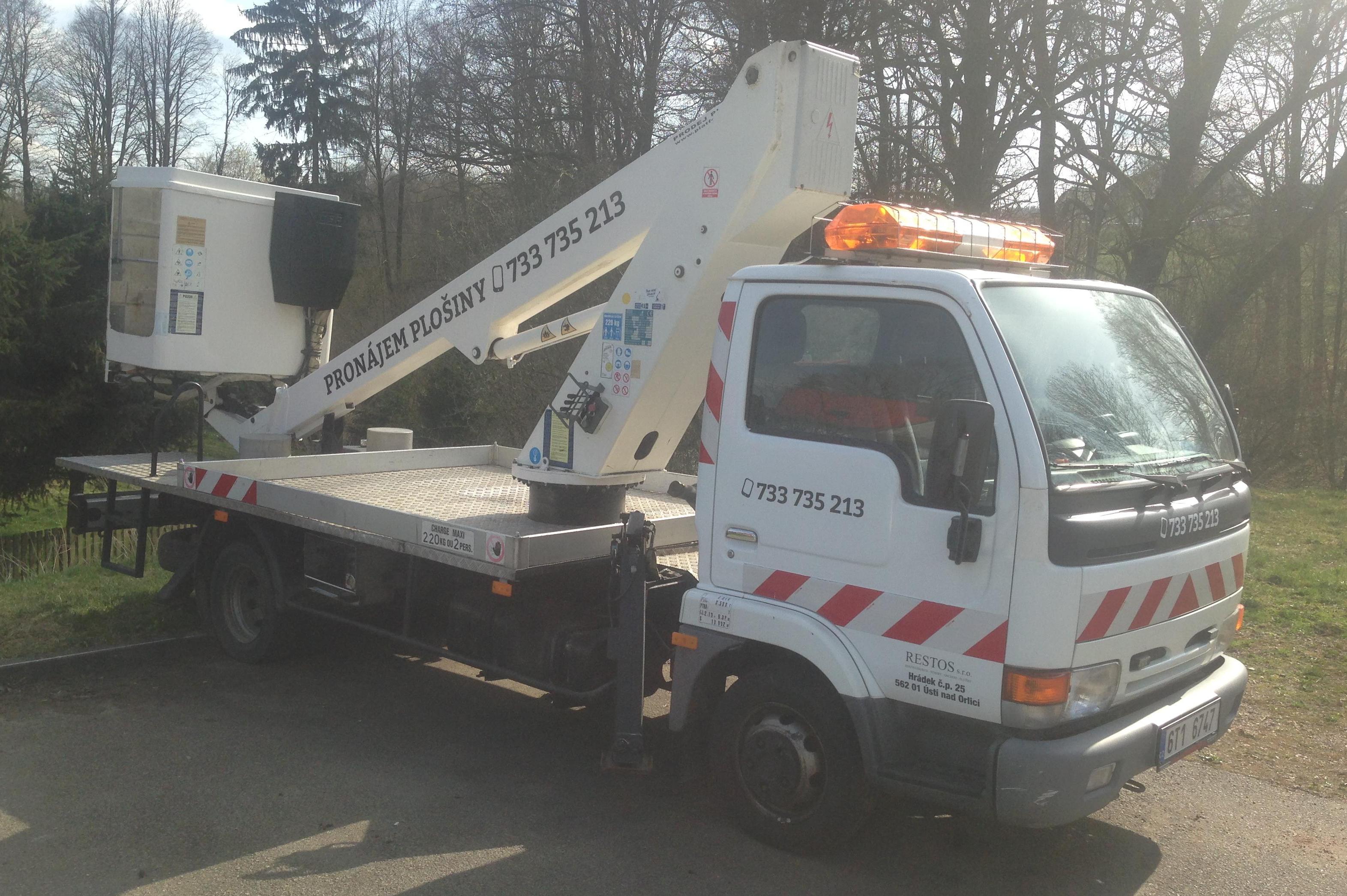 Pronájem plošin RESTOS s.r.o.