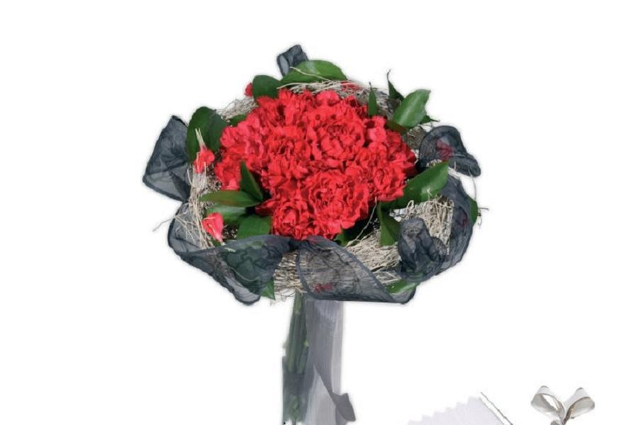 Volně vázané smuteční kytice