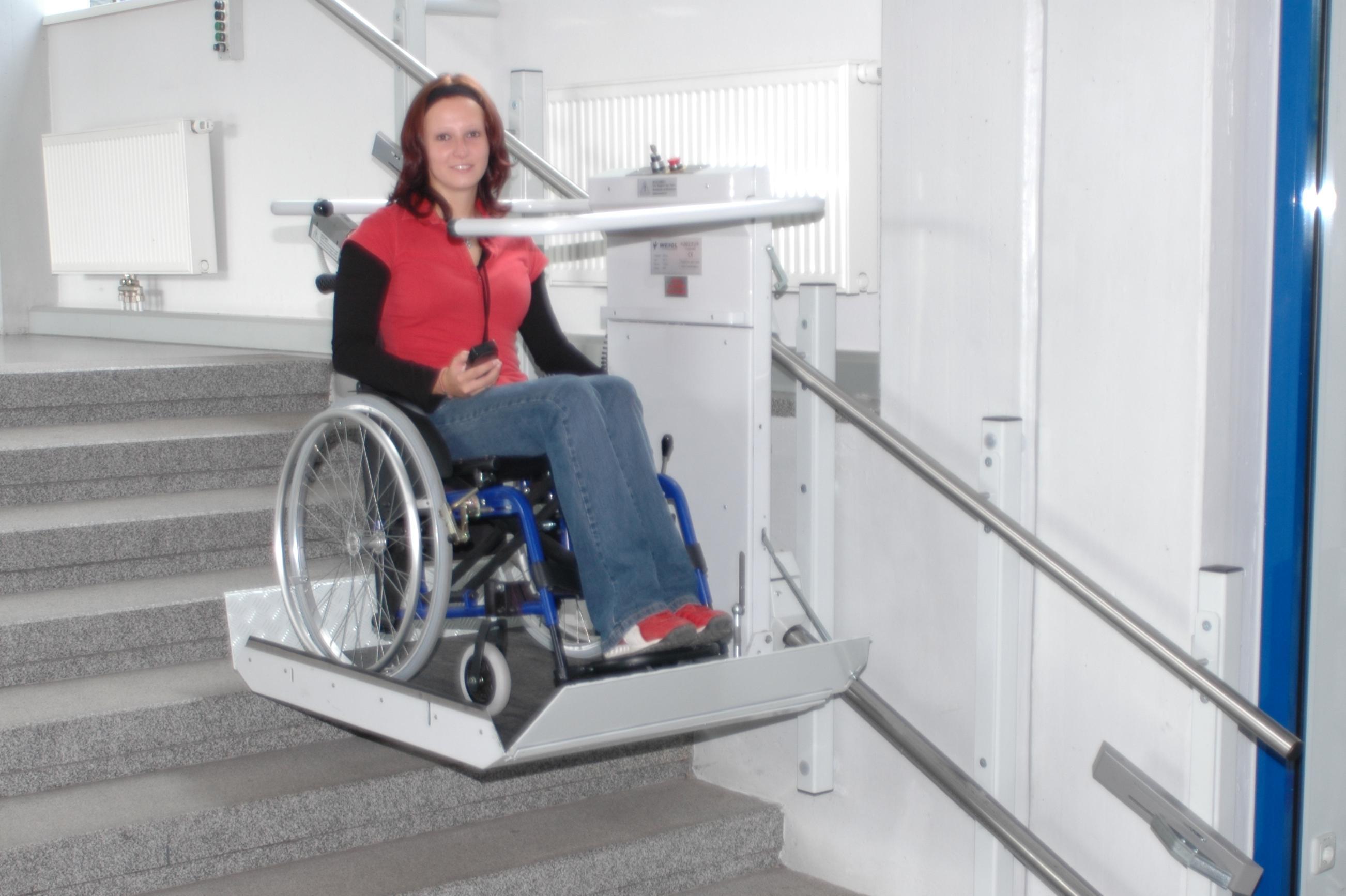 Šikmé zvedací plošiny pro vozíčkáře