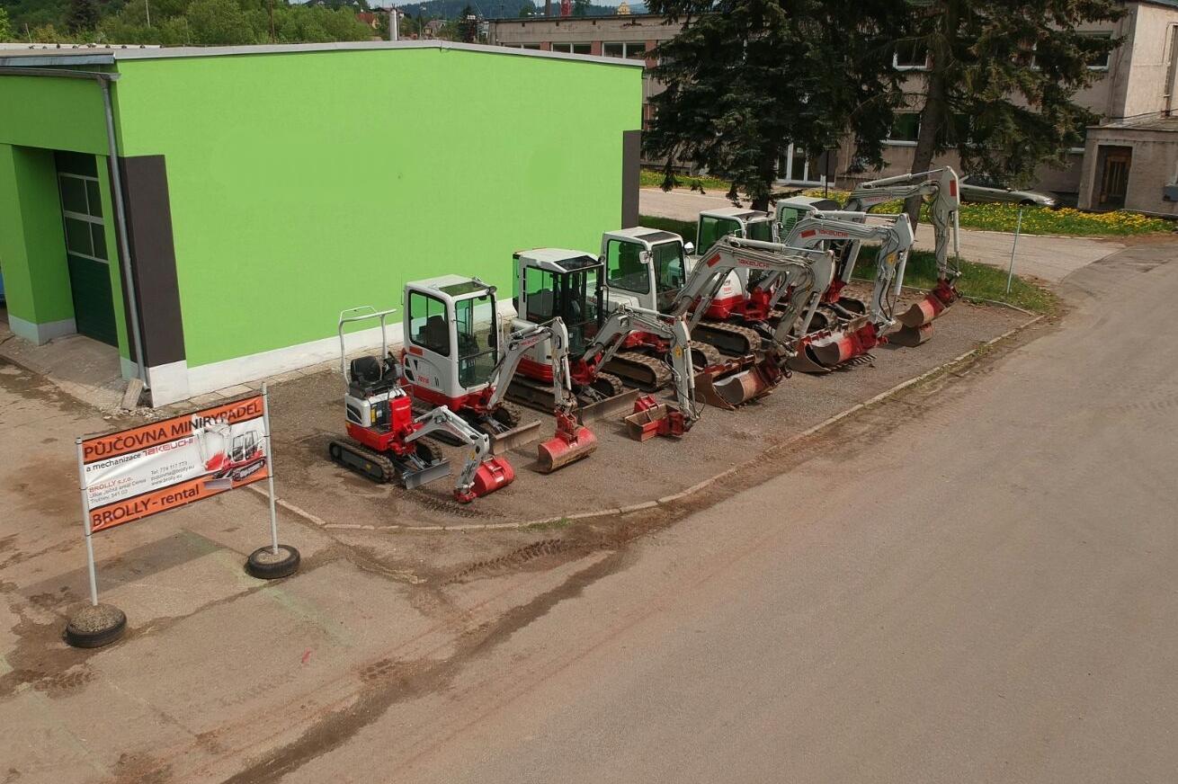 Servis a pronájem stavební mechanizace - BROLLY
