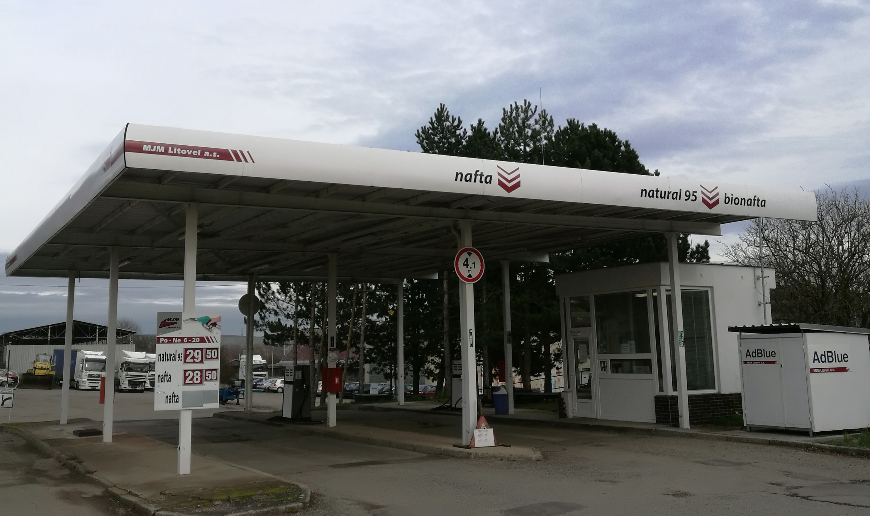 MJM agro, a. s. - čerpací stanice