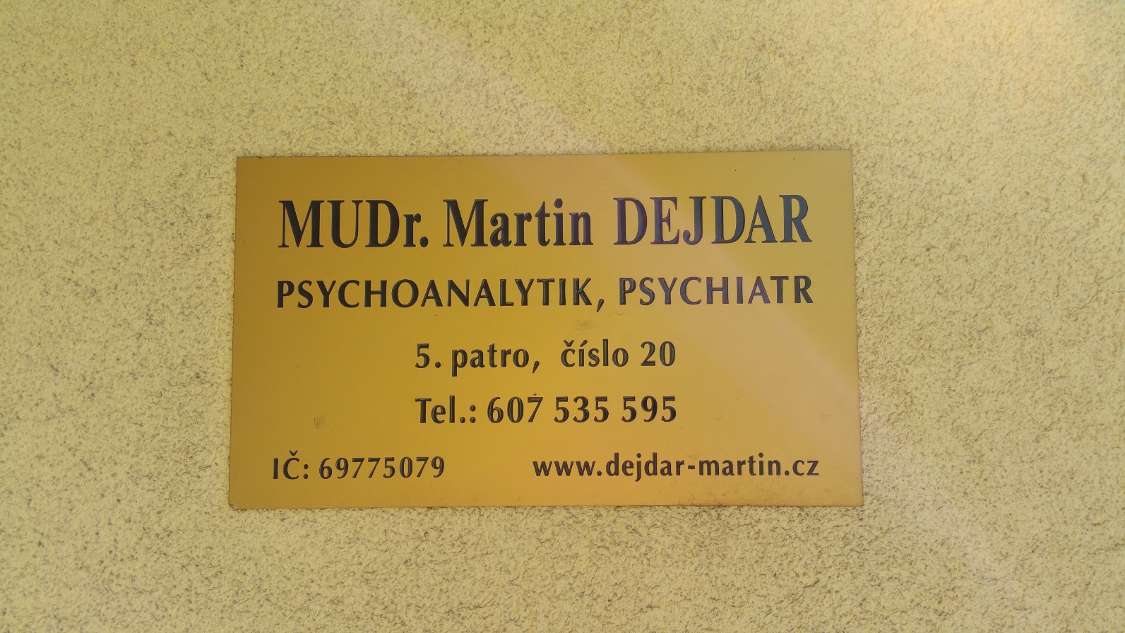 Psychoanalytik - Mudr. Martin Dejdar foto 2