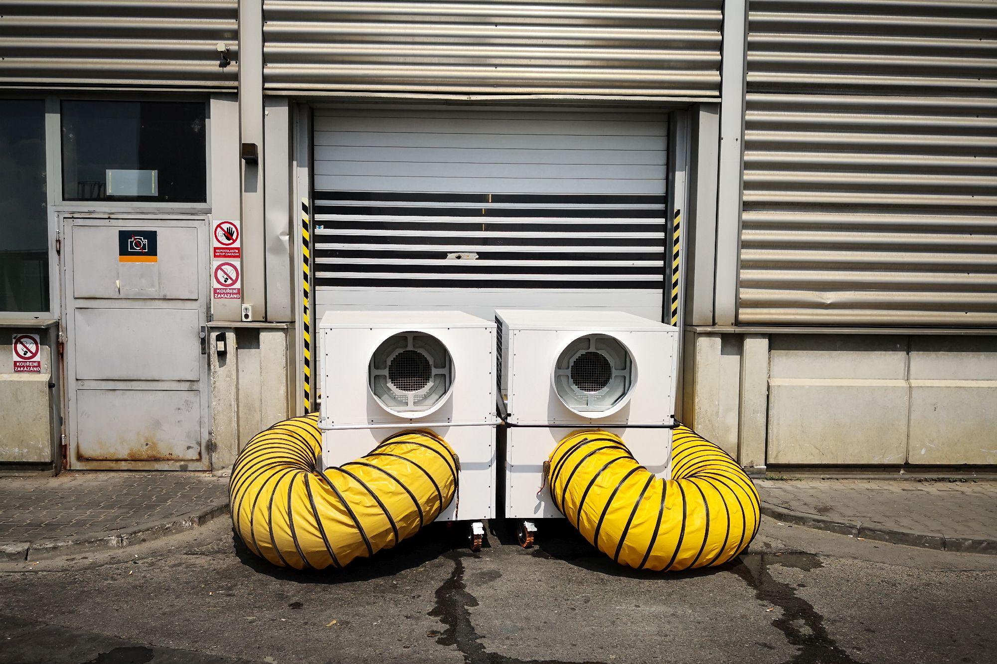 Mobilní chlazení skladových a výrobních hal