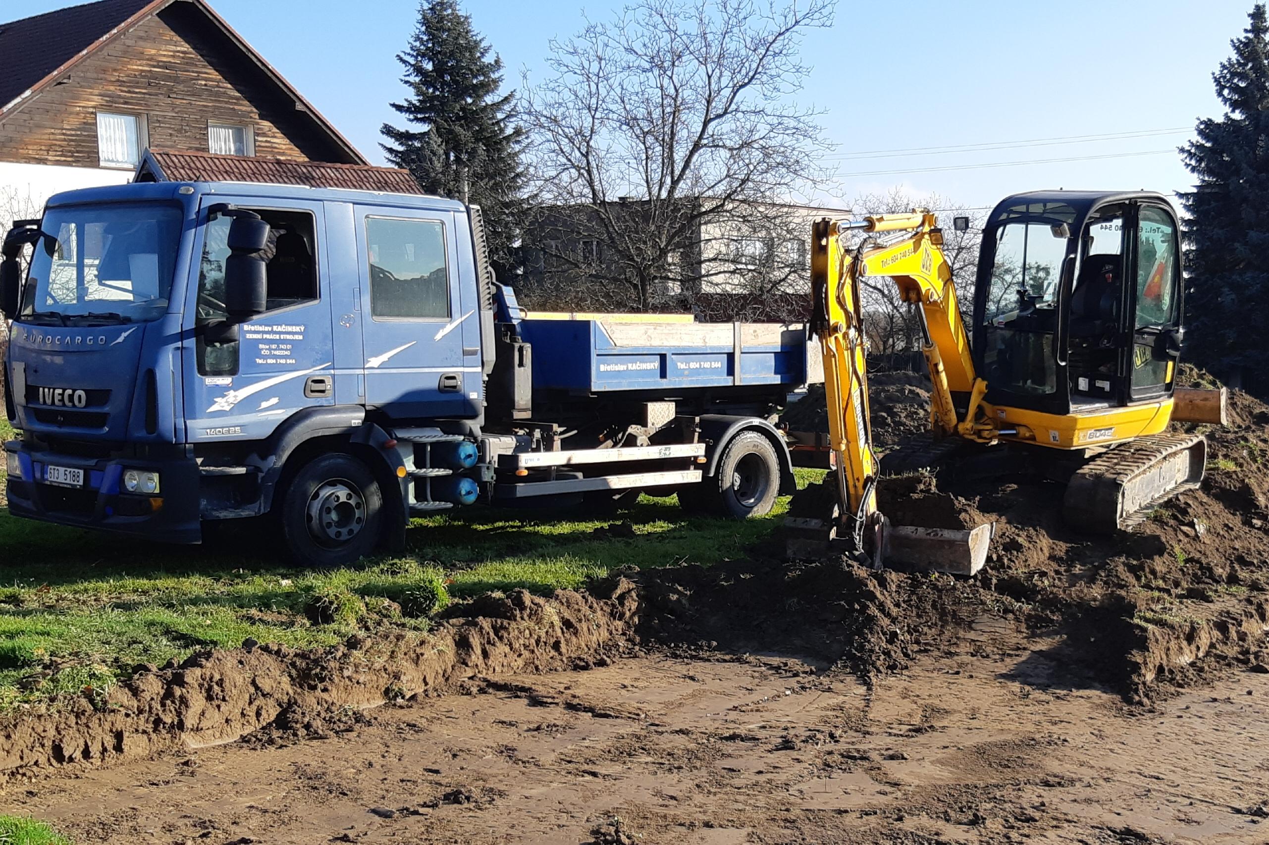 Břetislav Kačinský - zemní práce