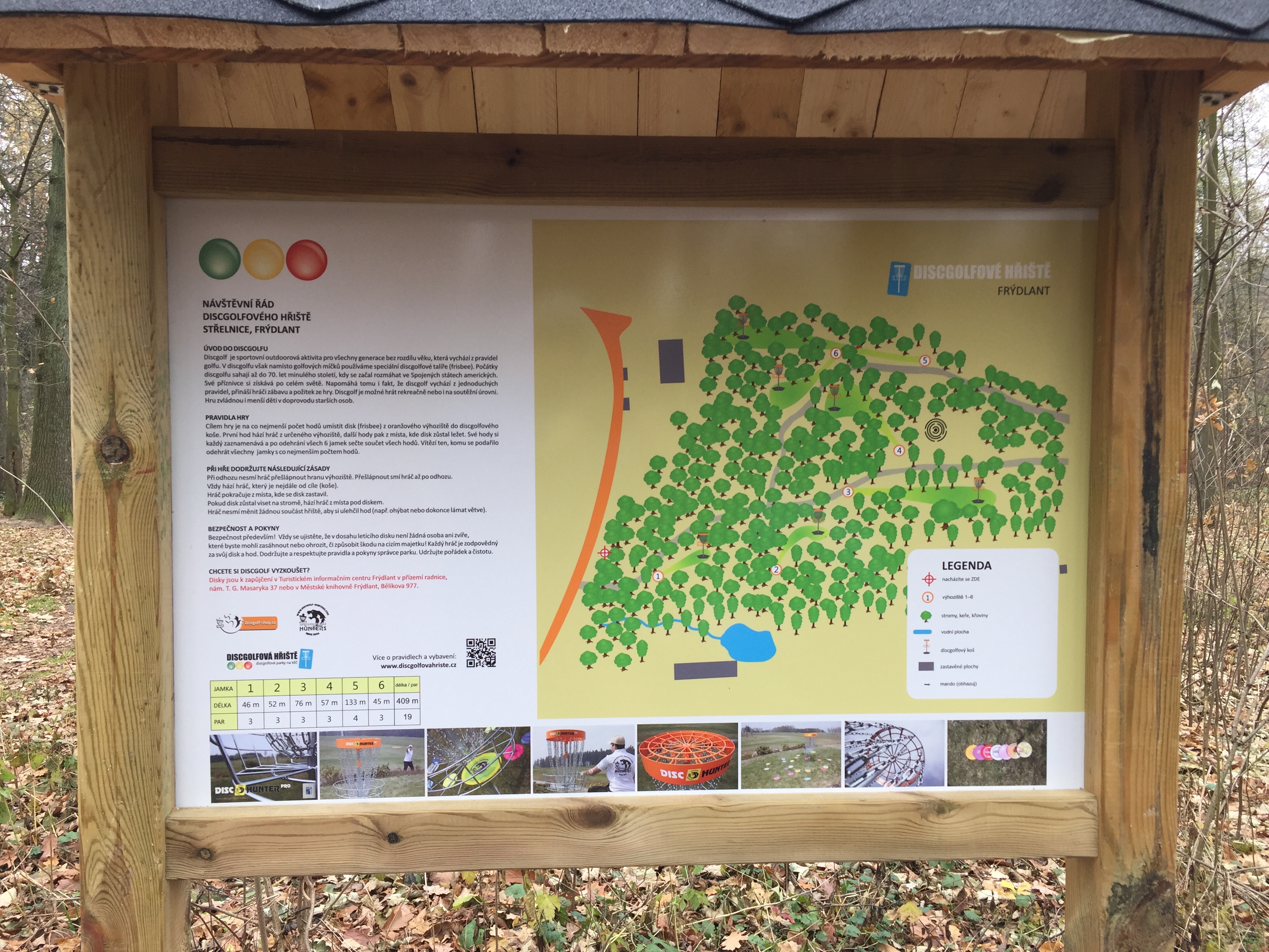 Discgolfové hřiště Frýdlant foto 2