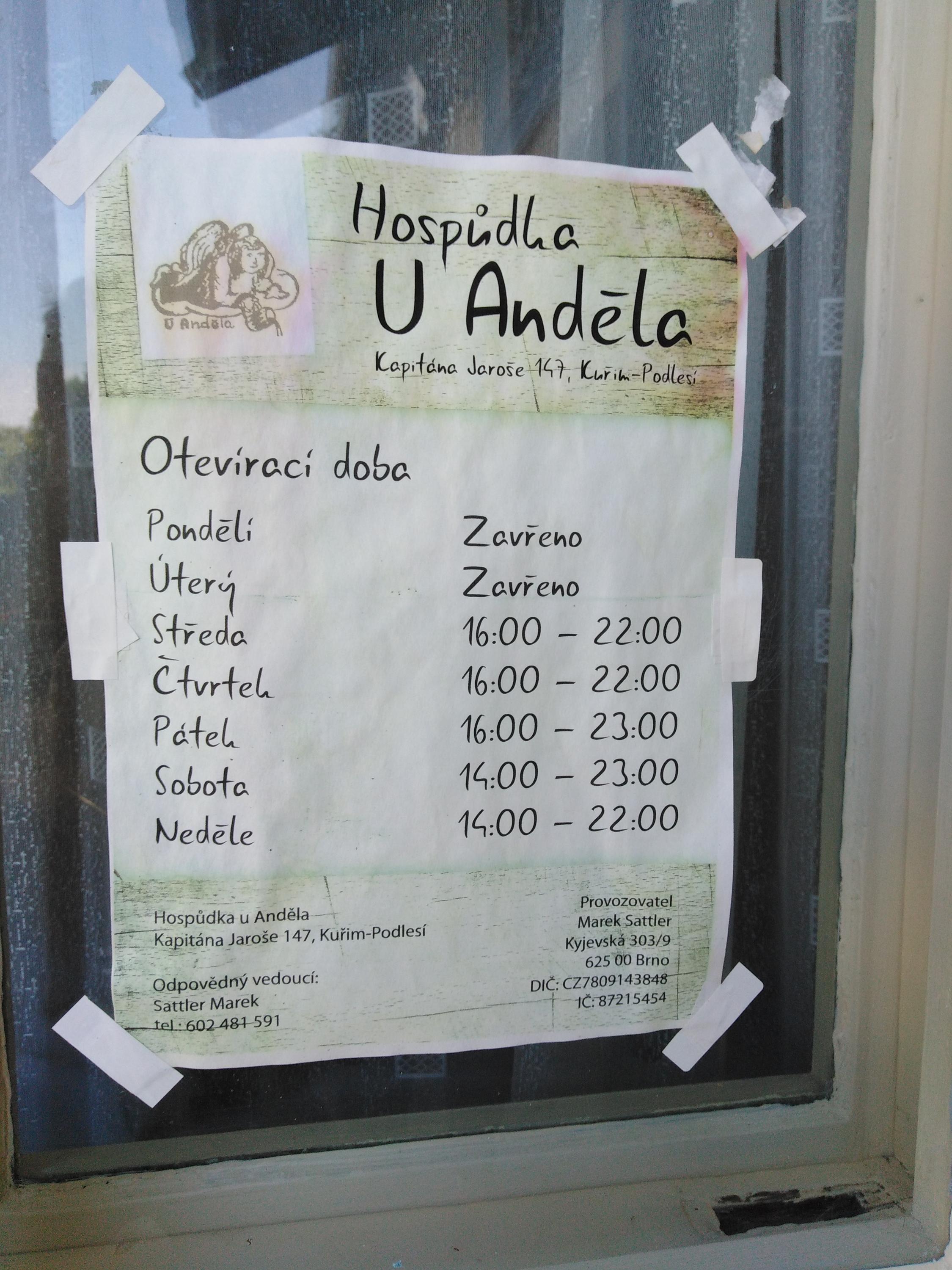 Hospůdka U Anděla