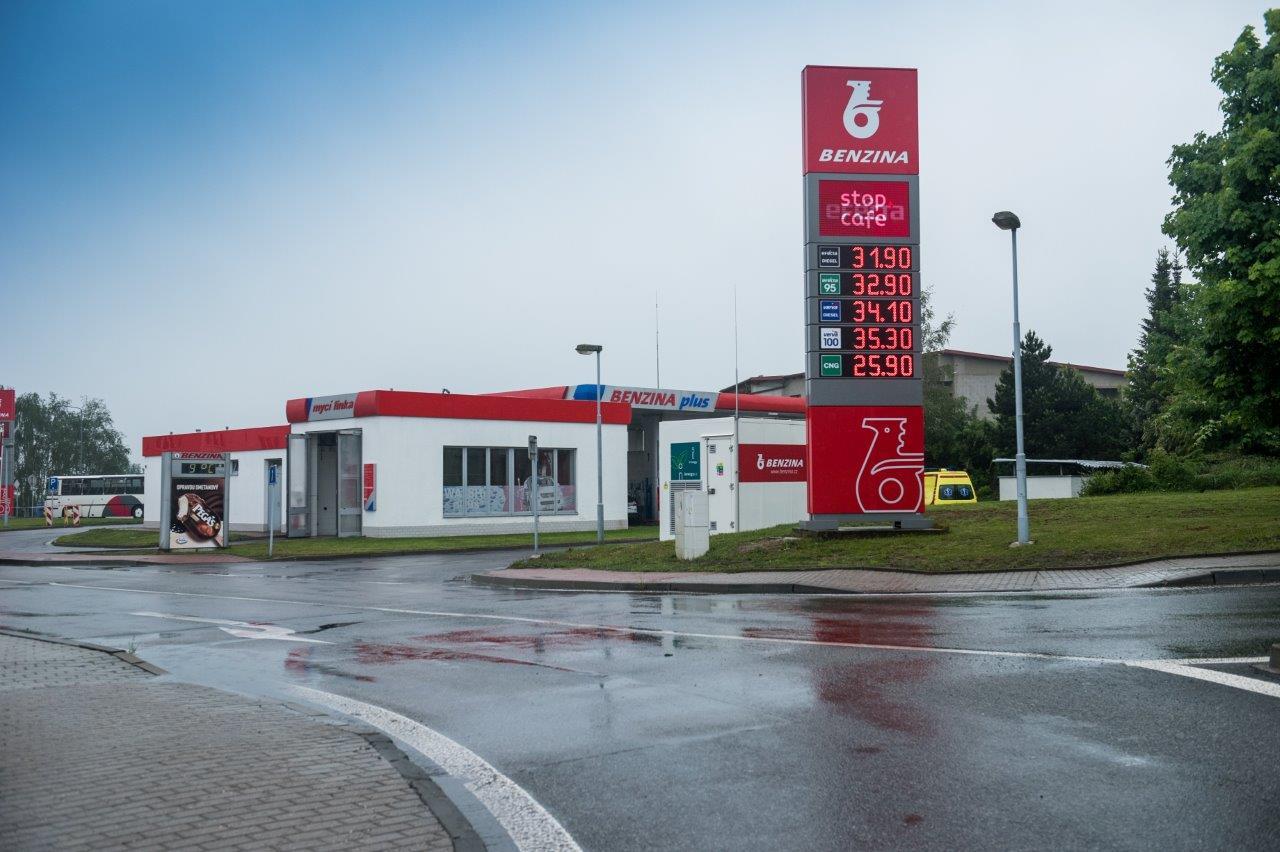 innogy plnicí stanice CNG