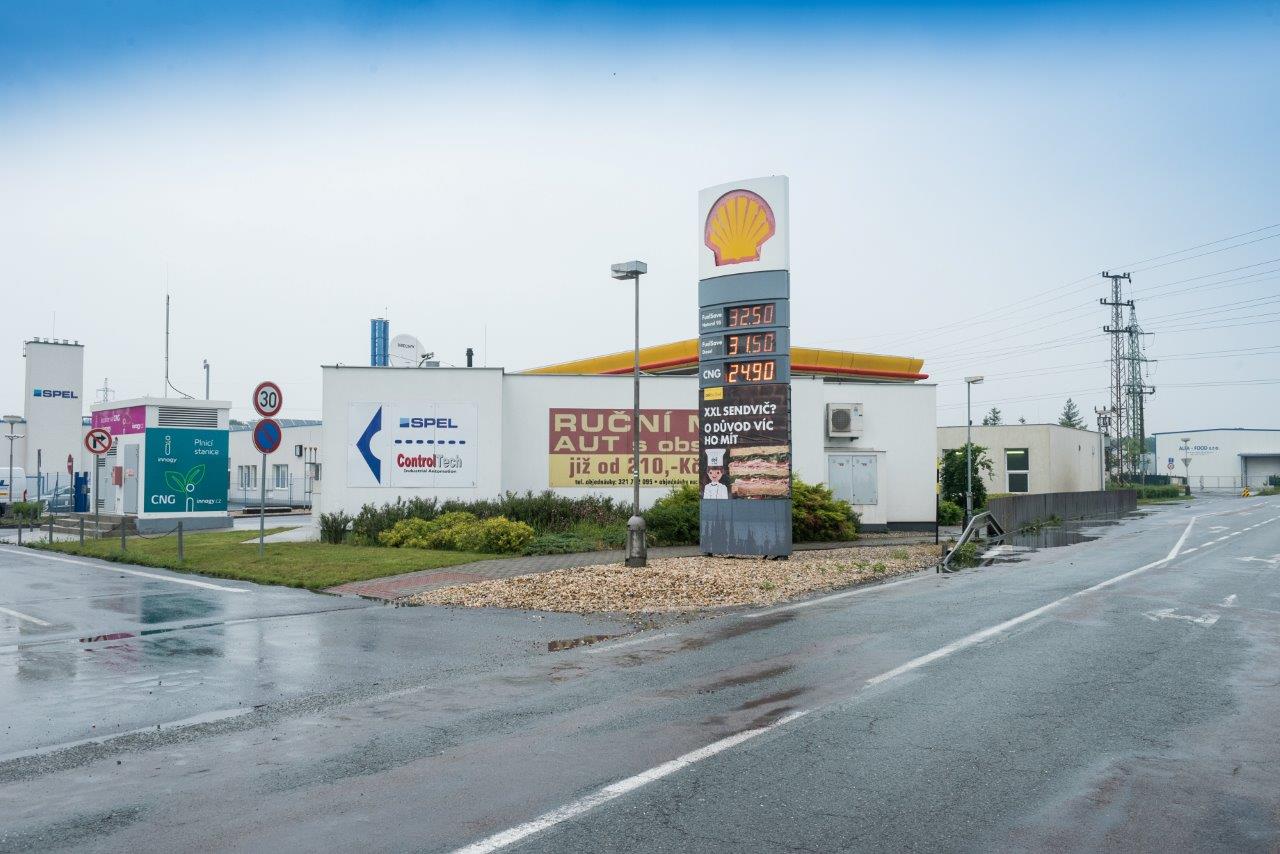 innogy plnicí stanice CNG