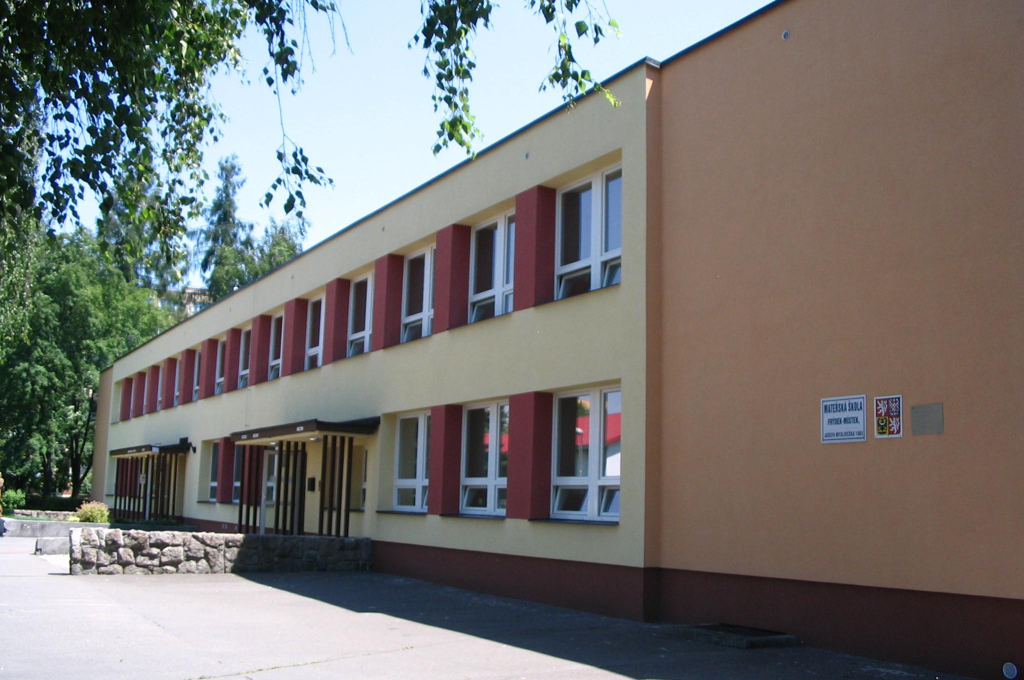 Mateřská škola Sluníčko, Frýdek-Místek, Josefa Myslivečka 1883