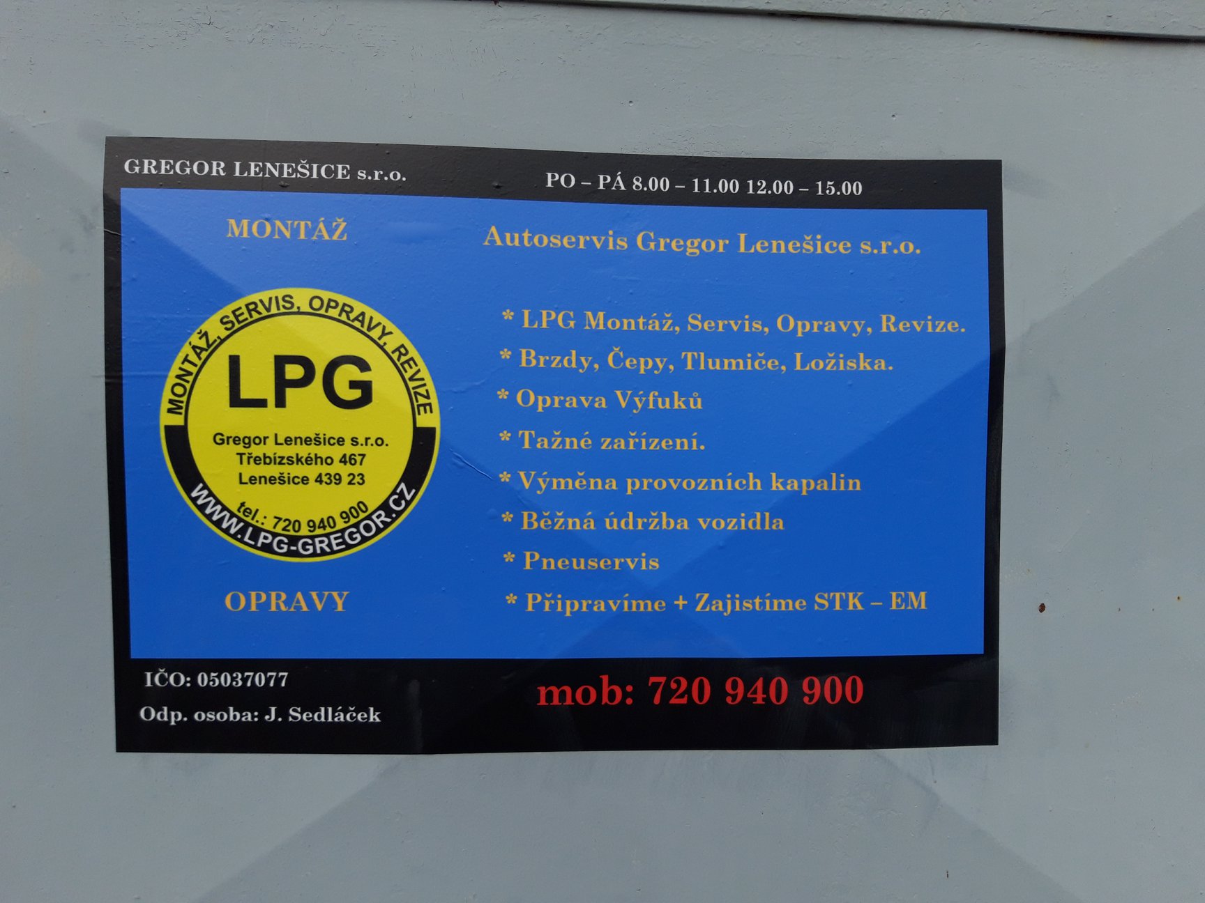 LPG Gregor Lenešice s.r.o.