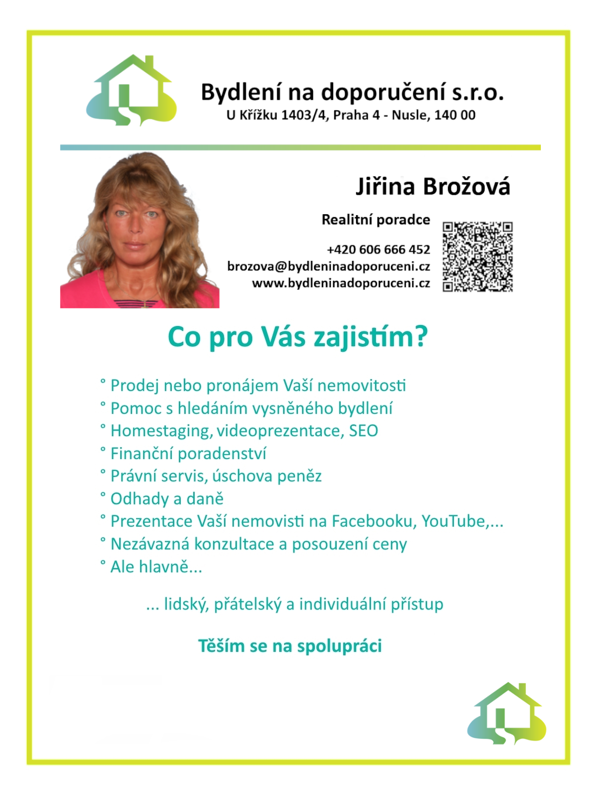 Realitní poradce Jiřina Brožová foto 2