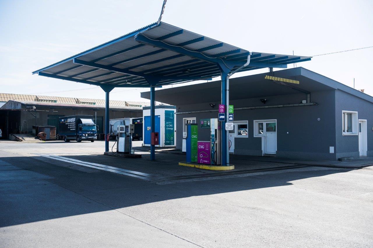 innogy plnicí stanice CNG
