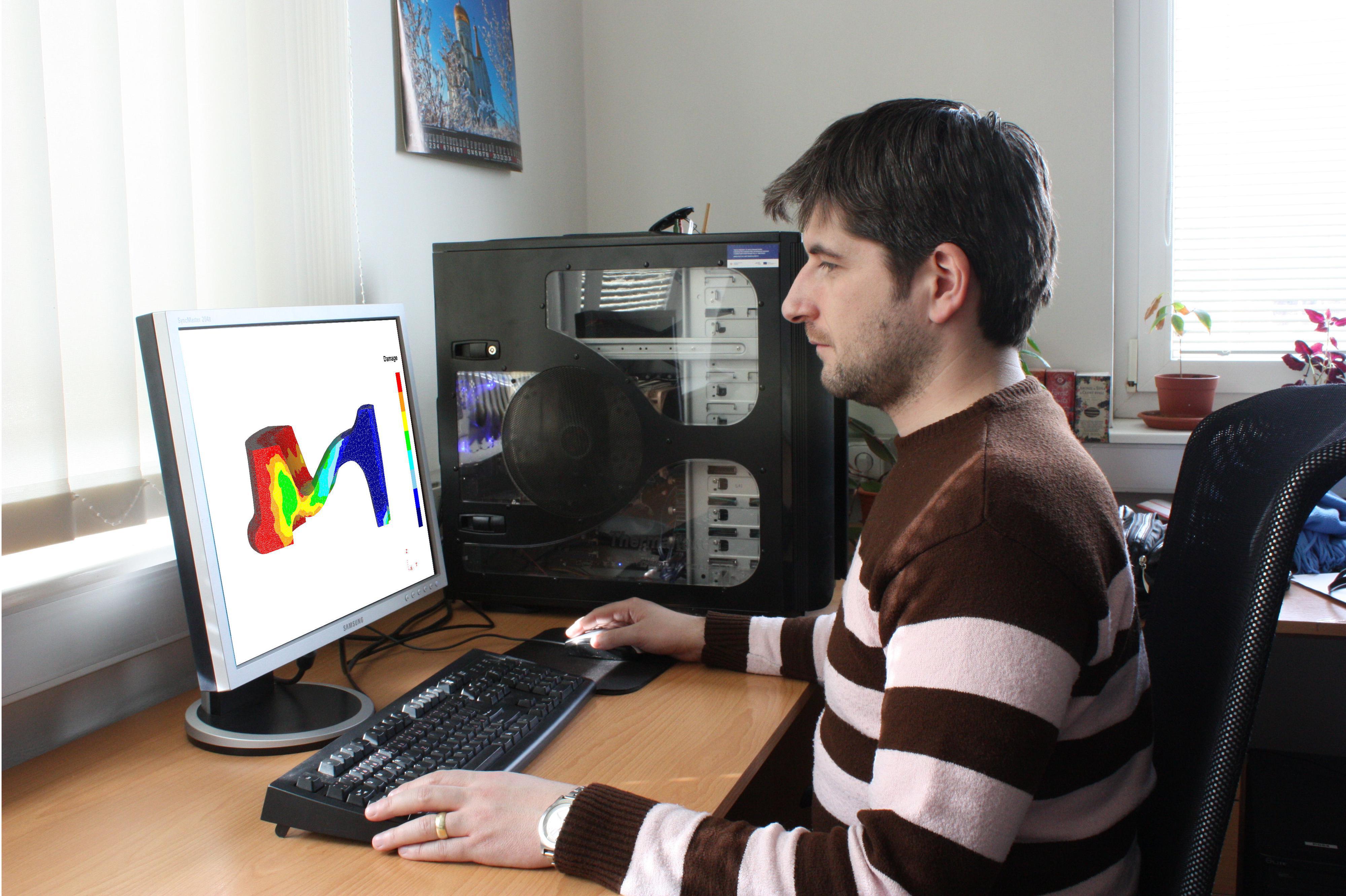 Počítačové modelování, Vývojová konstrukce - COMTES FHT a.s.