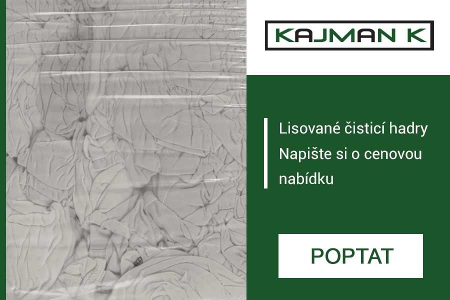 Prodej lisovaných čisticích hadrů