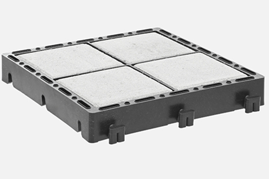 Drenážní dlažba ECORASTER® Bloxx – černá