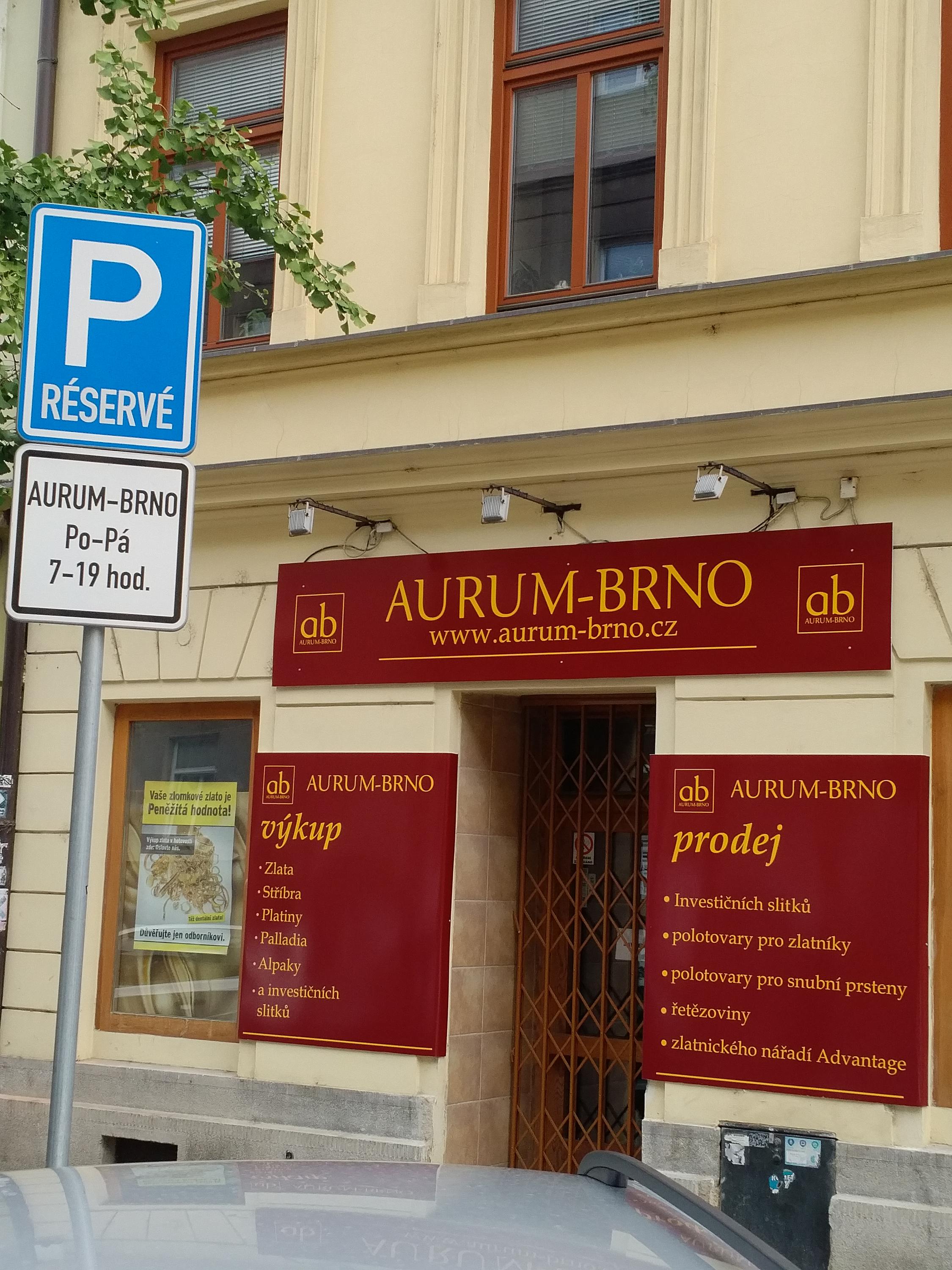 Výkup zlata a stříbra Aurum Brno