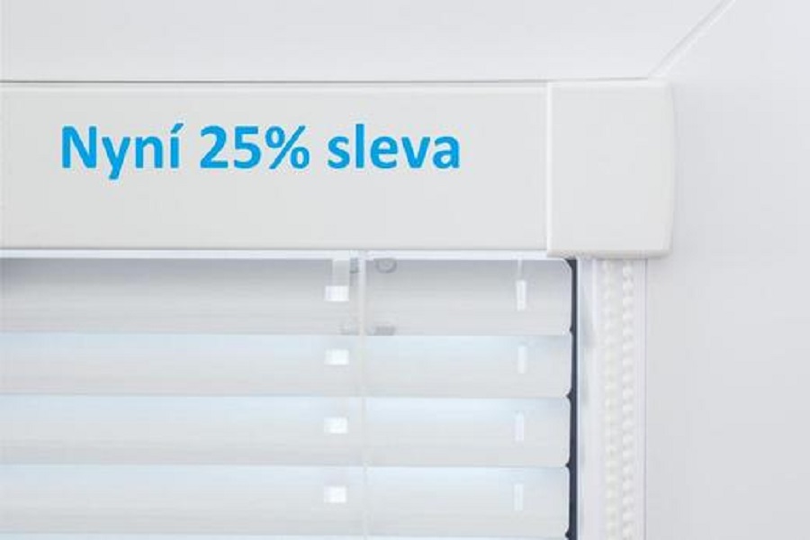 Akce sleva 25 % žaluzií isoline a sítí proti hmyzu