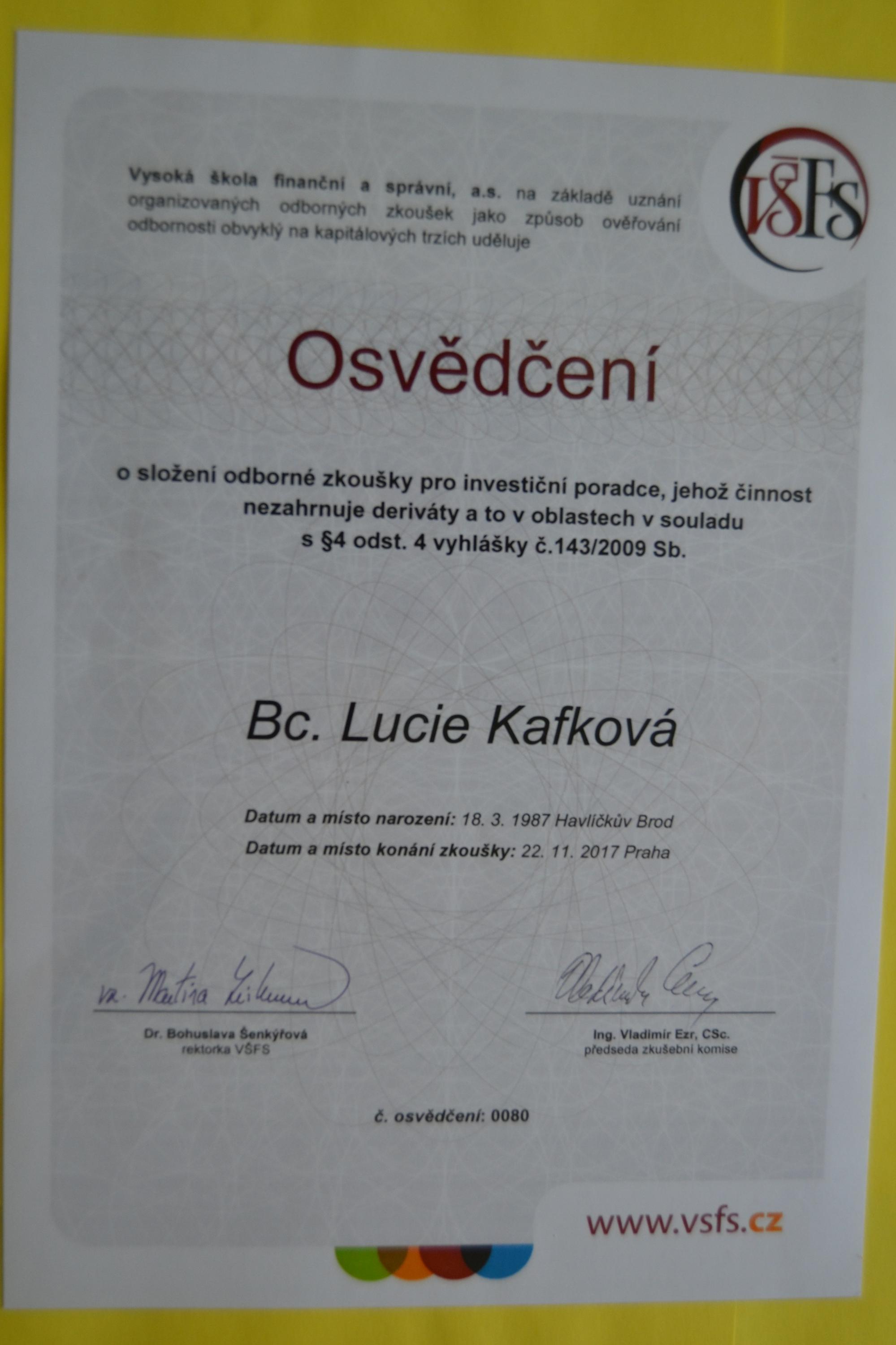 Bc. Lucie Kafková foto 3