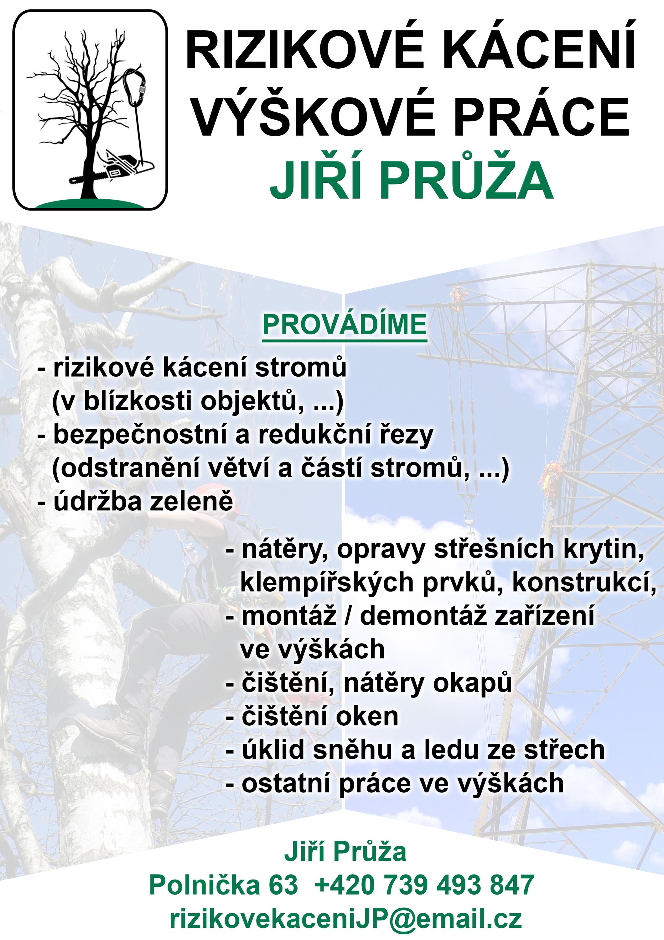 Rizikové kácení a výškové práce Jiří Průža foto 2