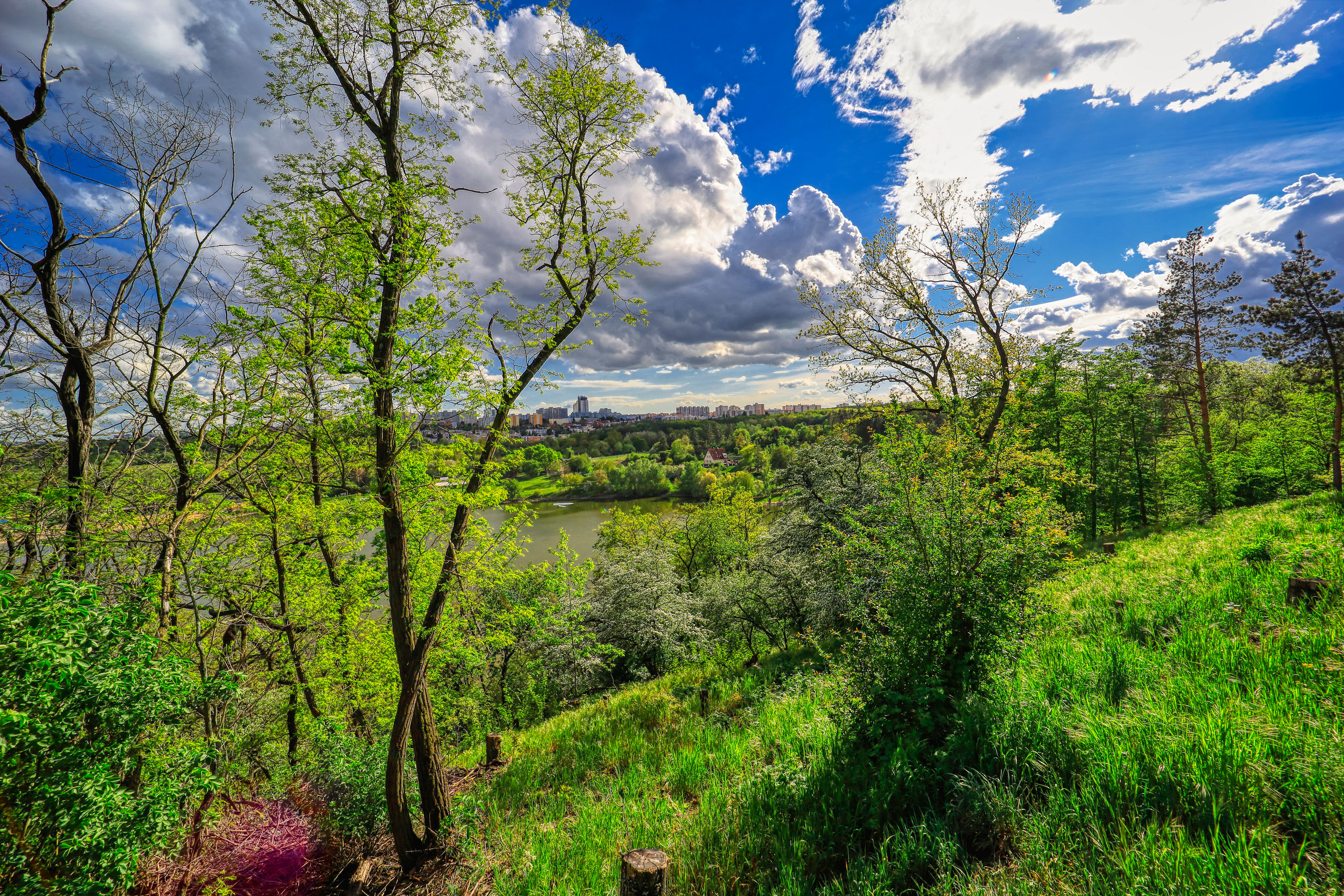 Koupaliště přehrada Hostivař foto 6