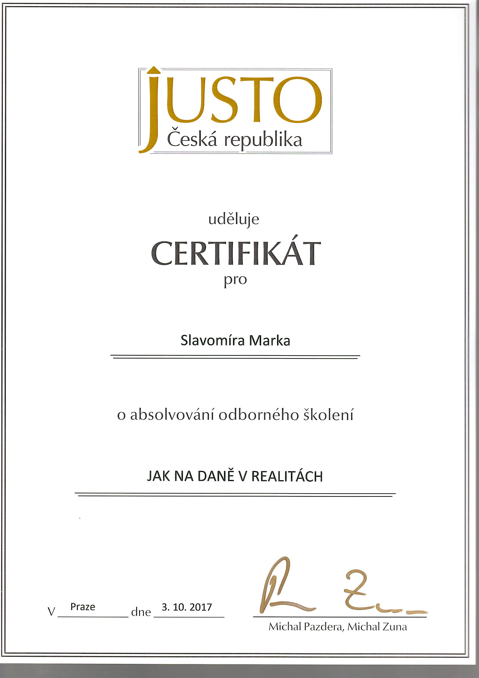 Slavomír Marek JUSTO foto 2