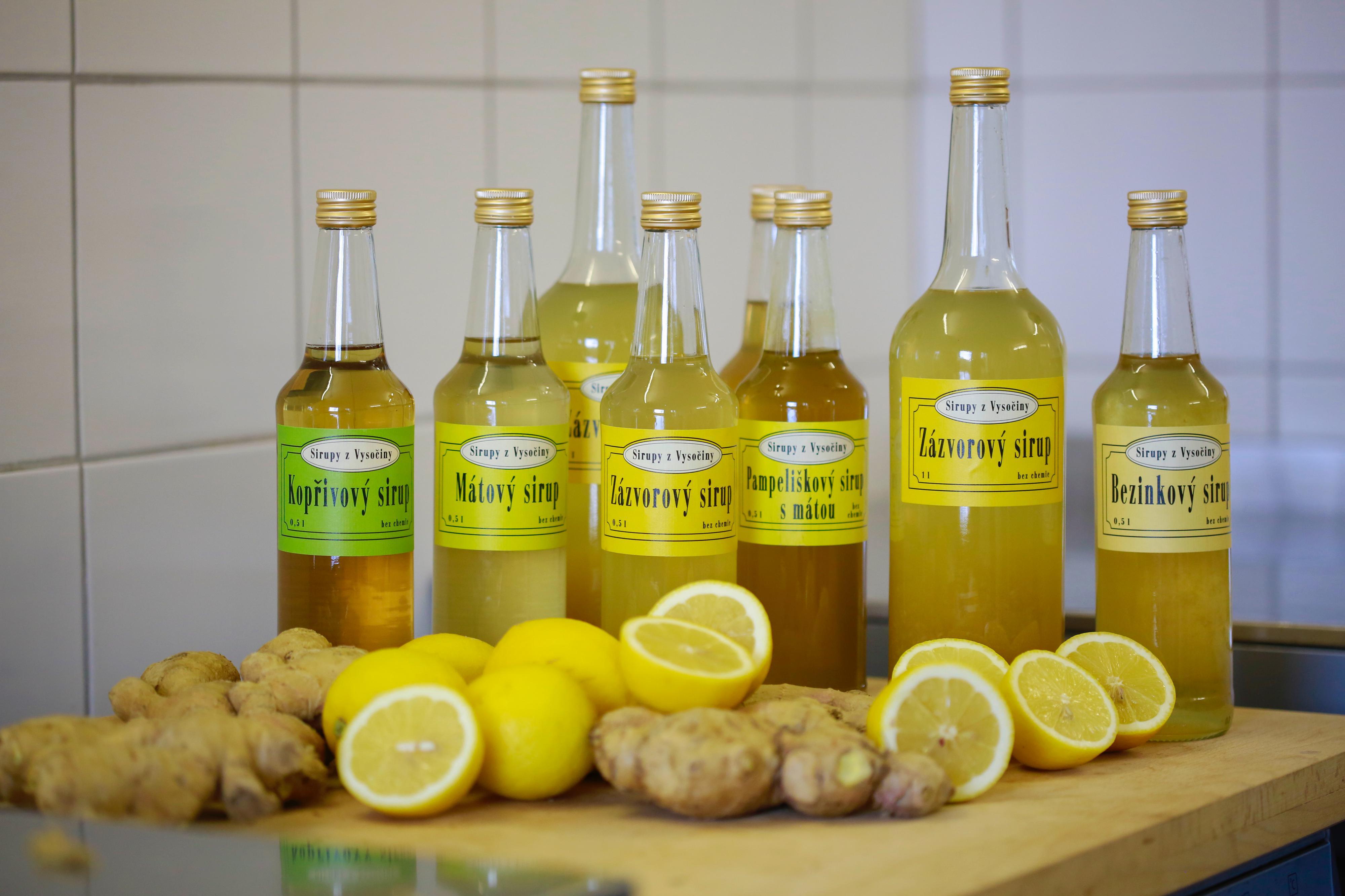 Sirupy z Vysočiny