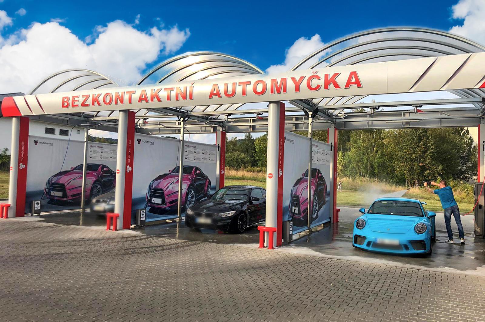 Bezkontaktní Automyčka