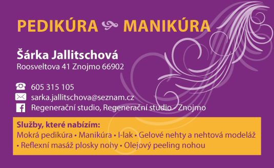 Pedikúra, manikúra -  Šárka Sečková foto 2