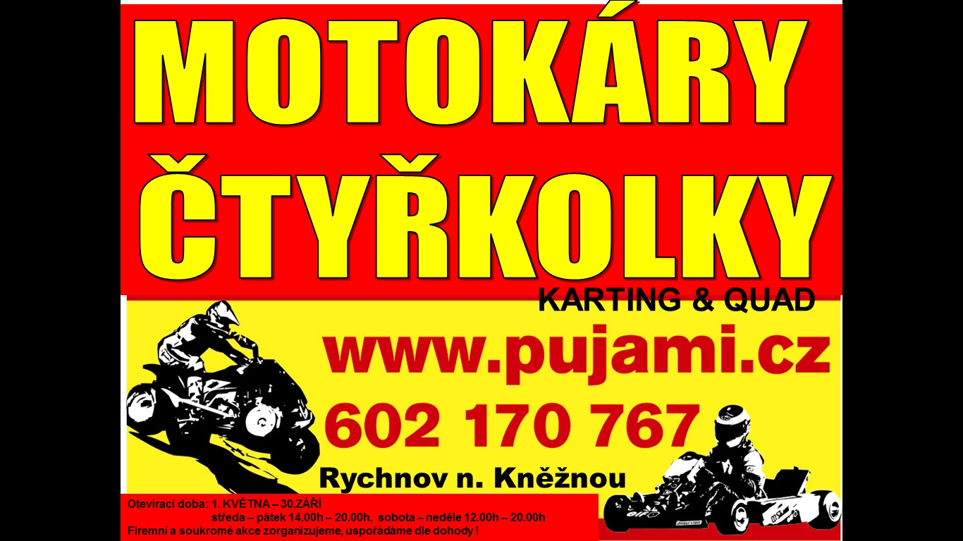 Půjčovna PuJaMi - motokáry, čtyřkolky, motokros foto 2