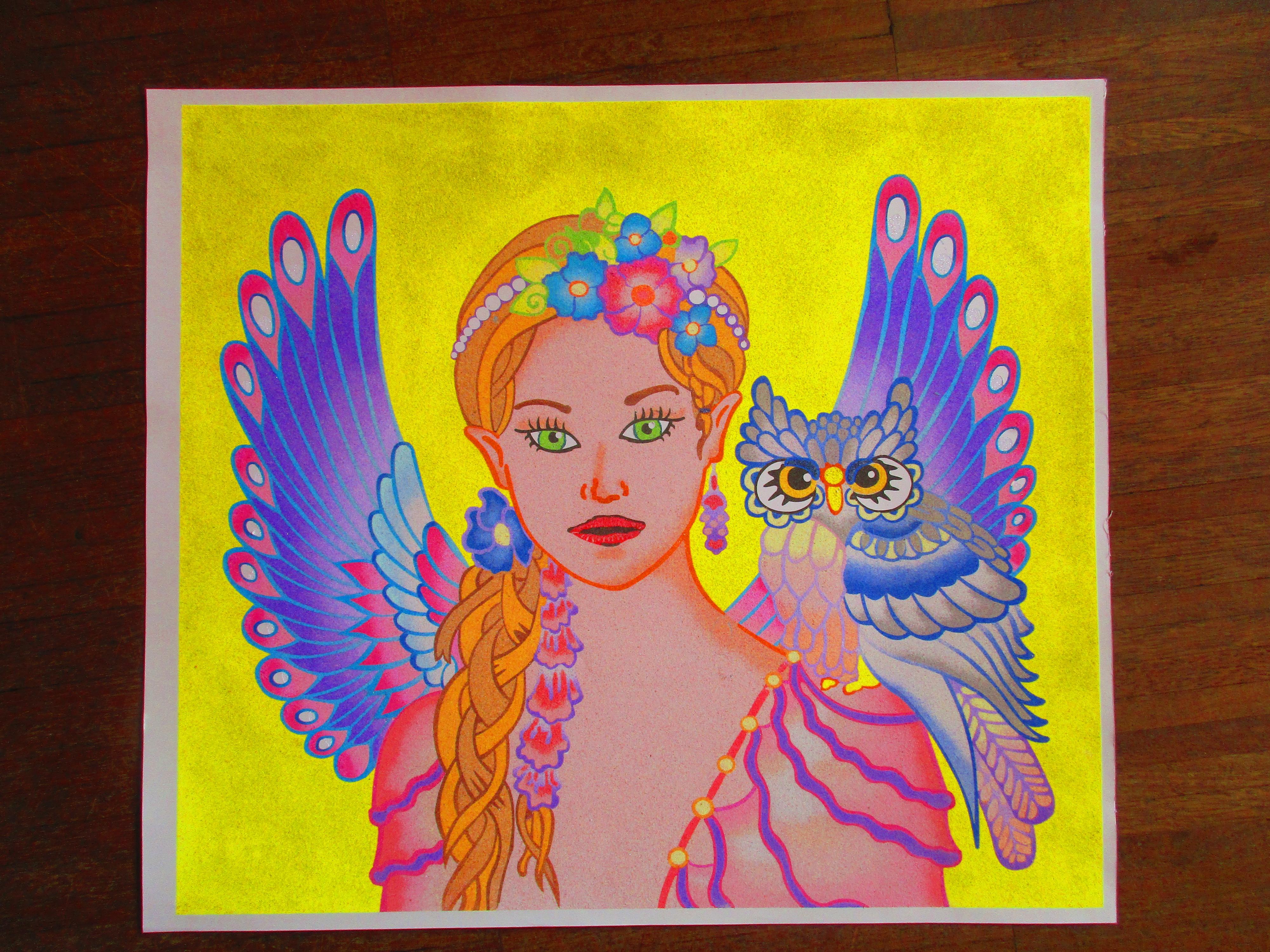 Mandaly a obrázky z písku foto 4