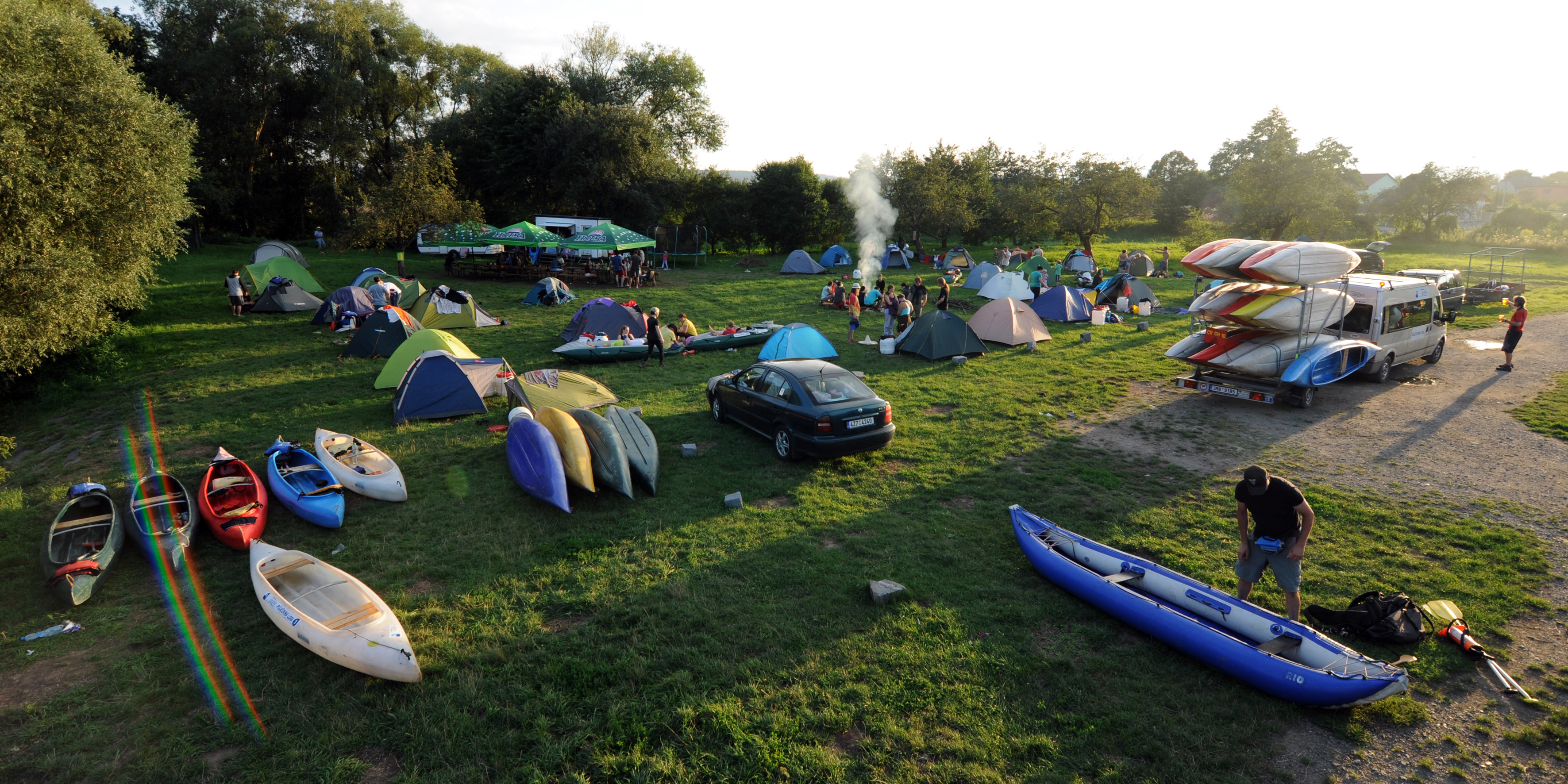 Tydra - vodácké tábořiště