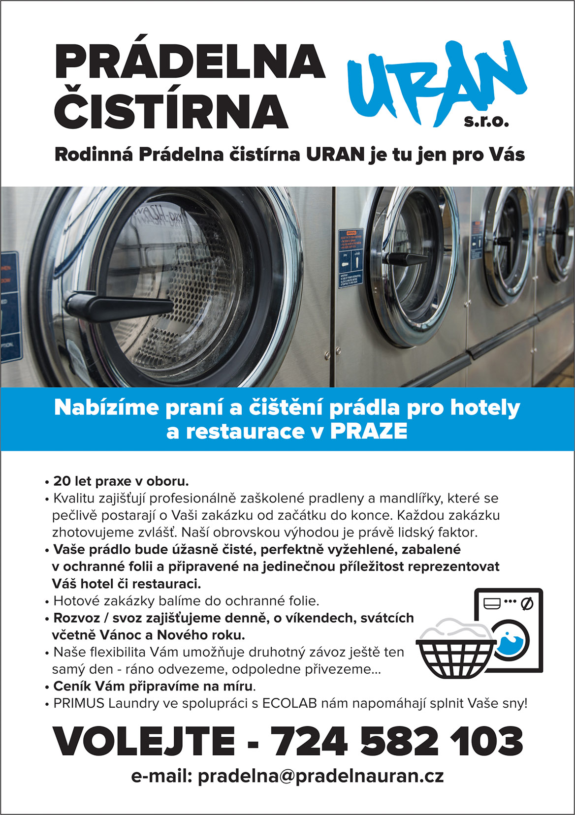 Prádelna čistírna URAN, s.r.o. foto 2