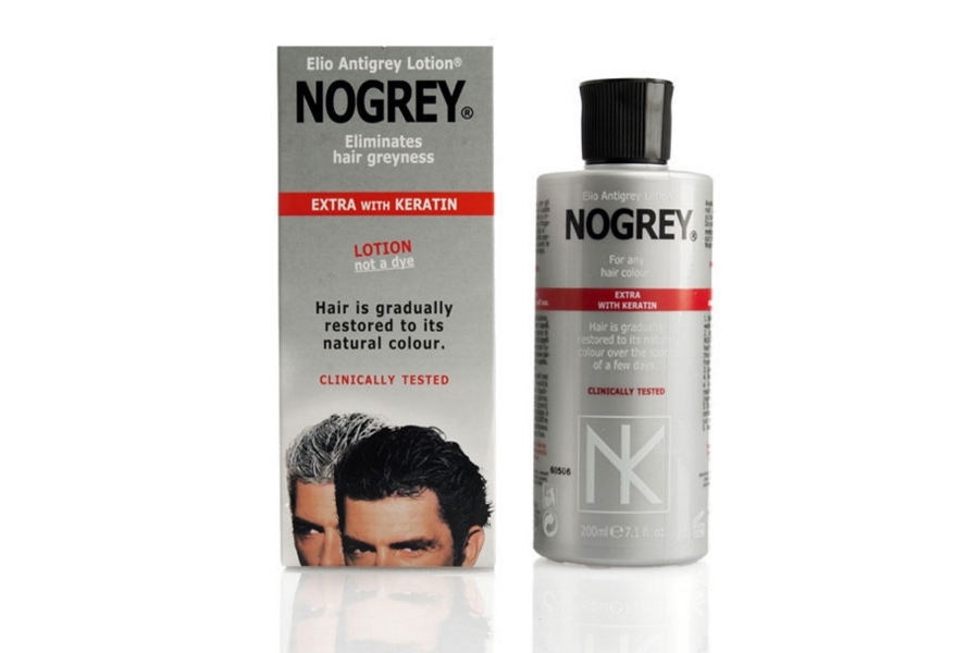 Nogrey vlasová voda proti šedinám s keratinem