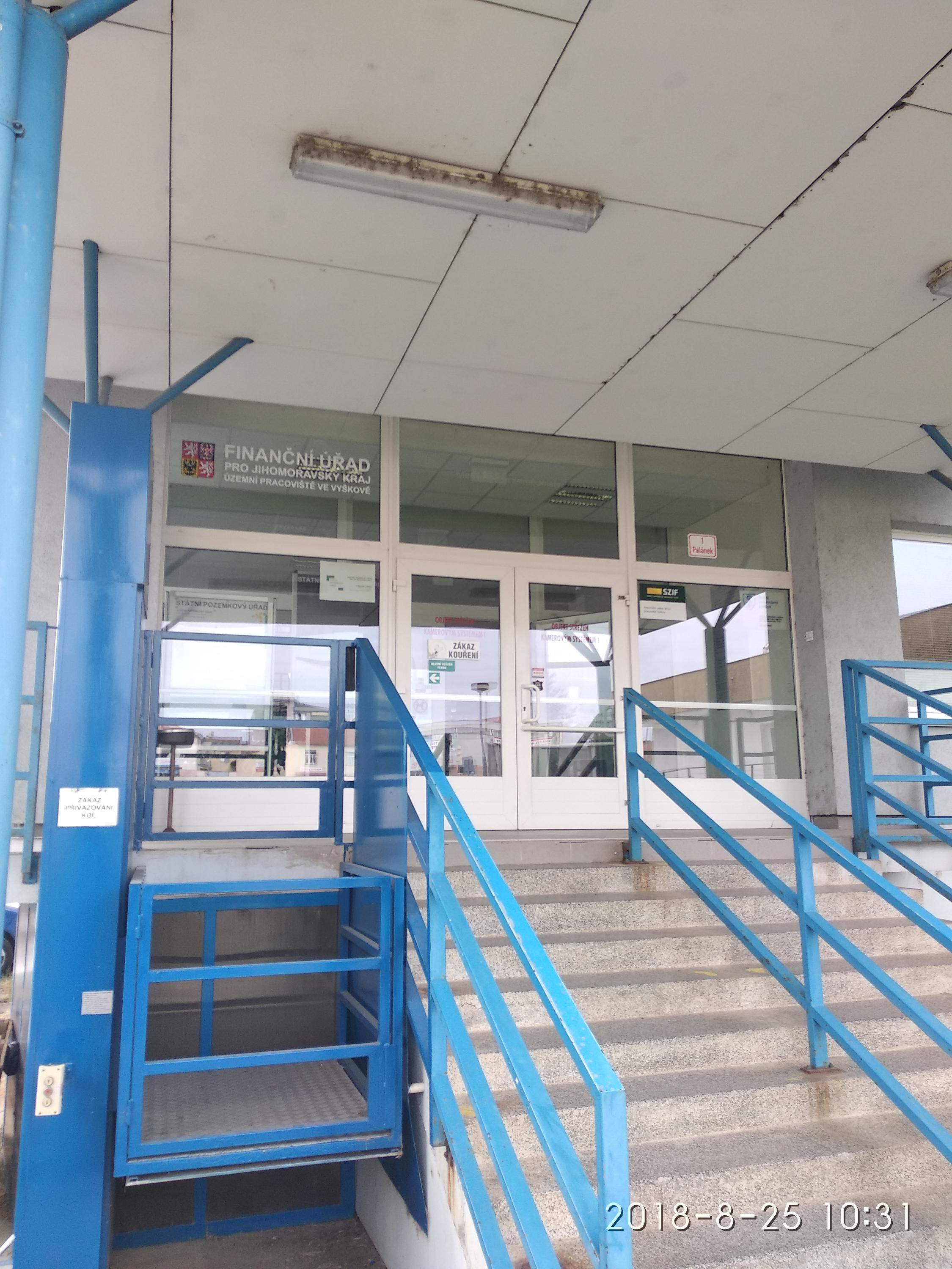 Finanční úřad pro Jihomoravský kraj - Územní pracoviště ve Vyškově foto 1