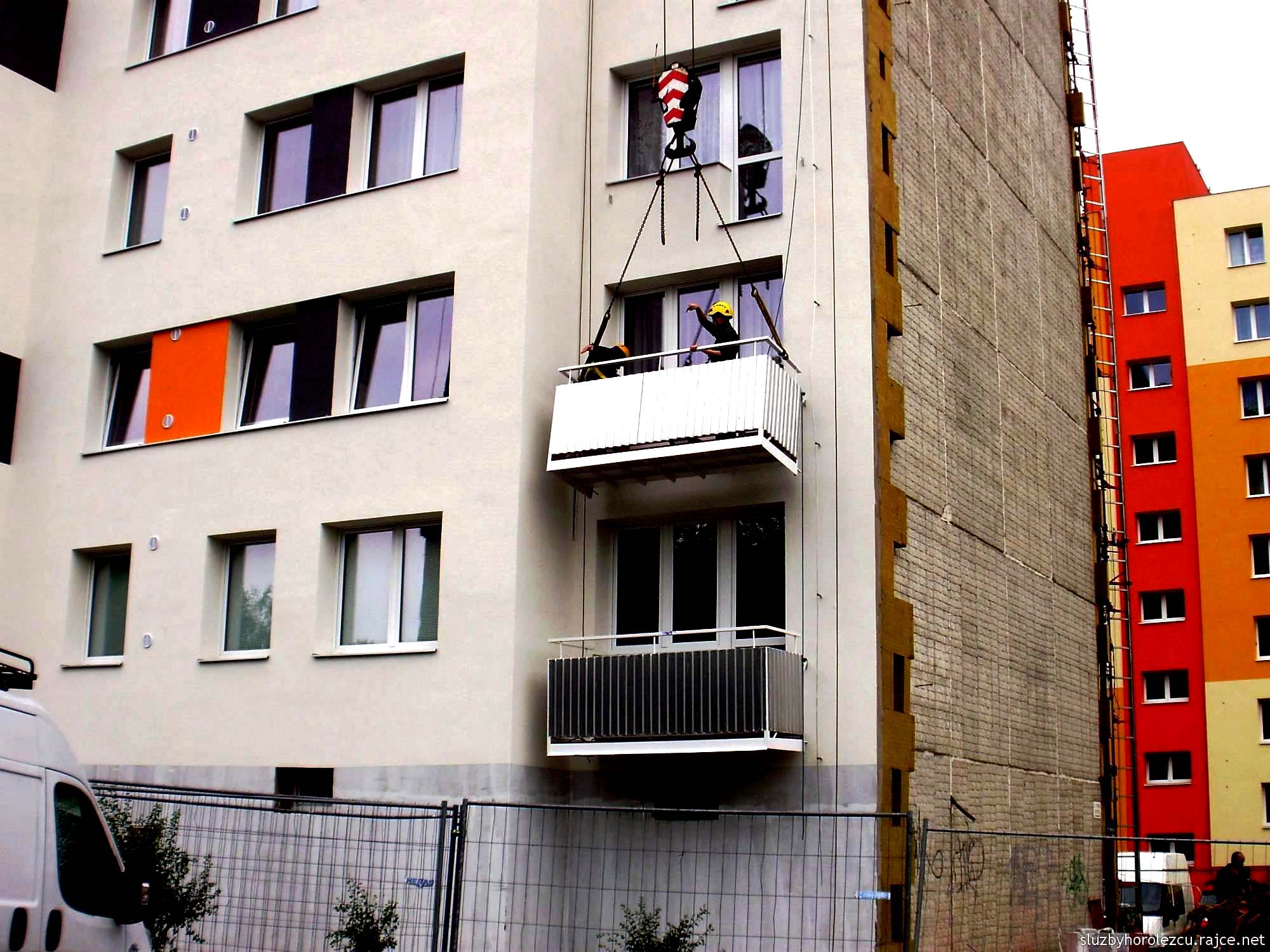 Výškové práce Anděl foto 2