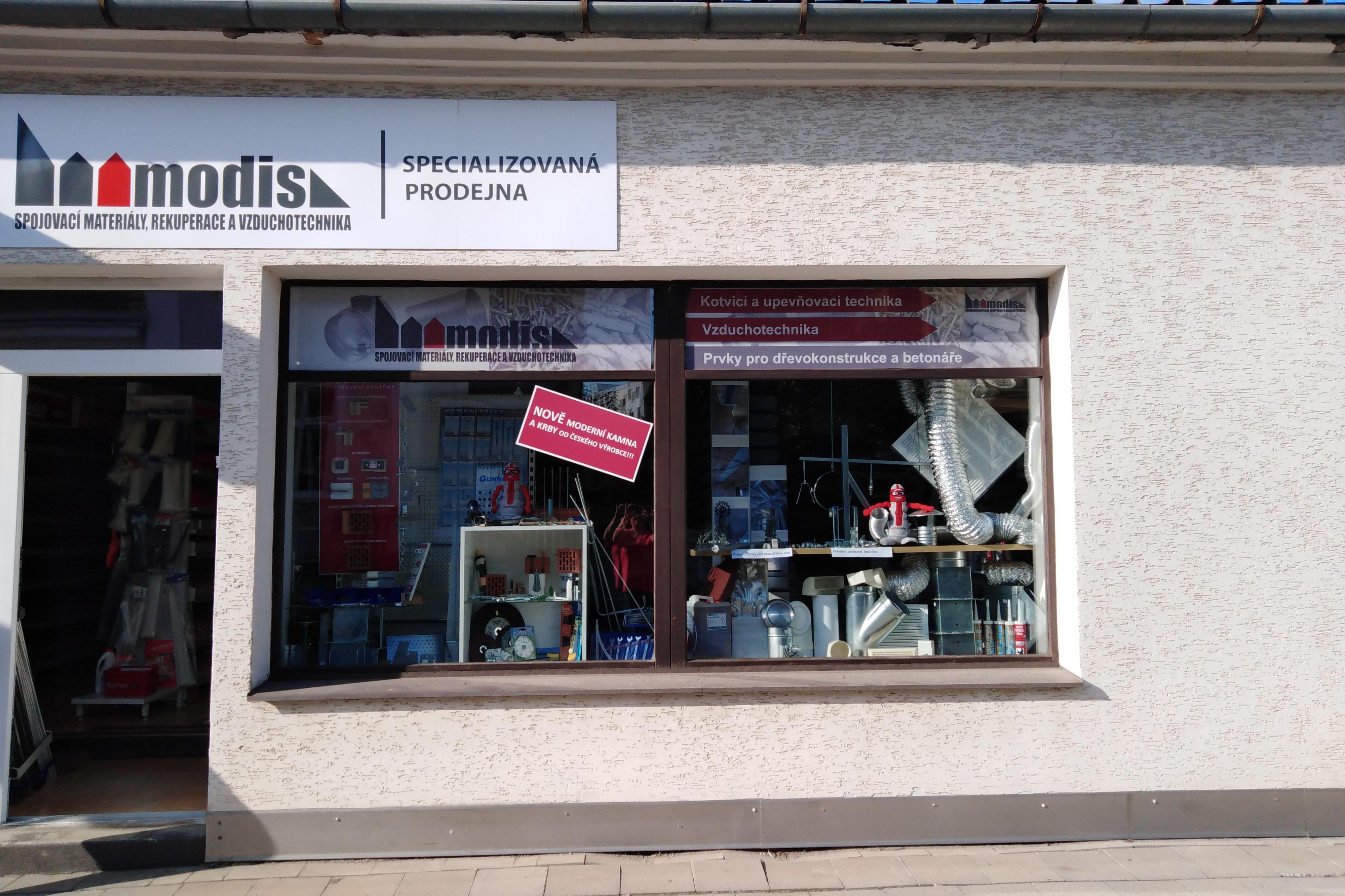 Šárka Dufková - MODIS - Spojovací materiál, vzuchotechnika