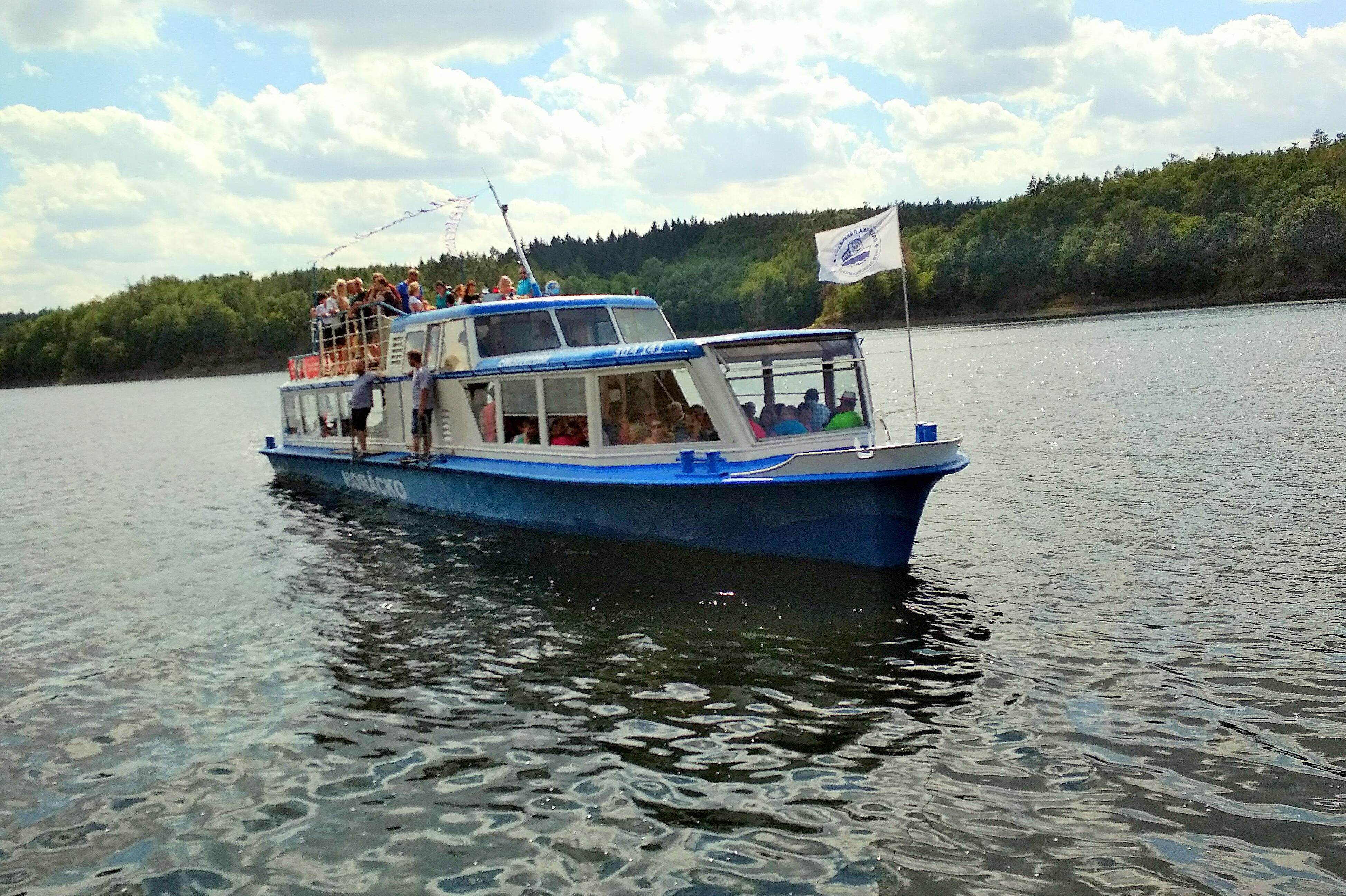 Lodní doprava Dalešická přehrada