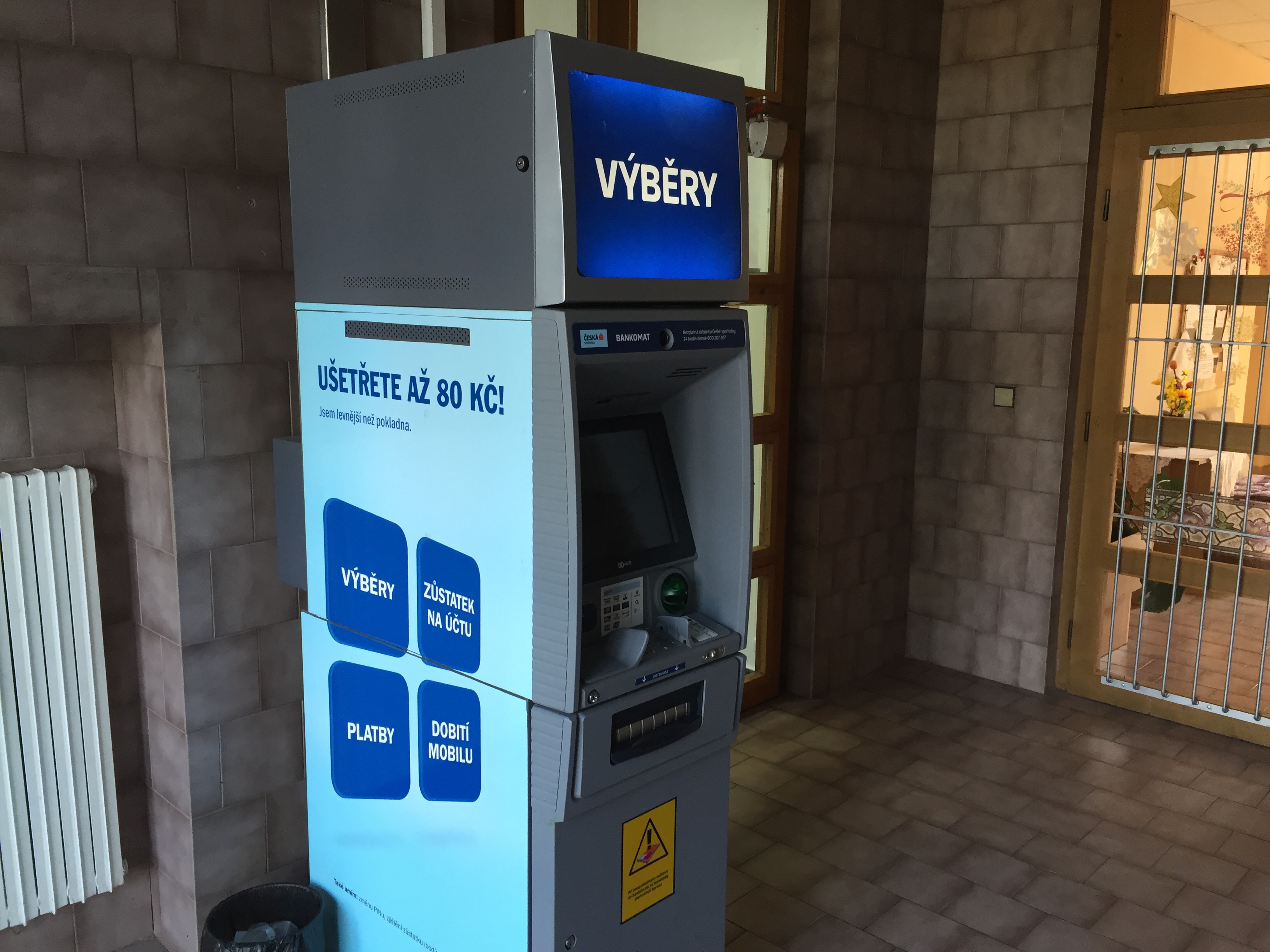 Bankomat České spořitelny