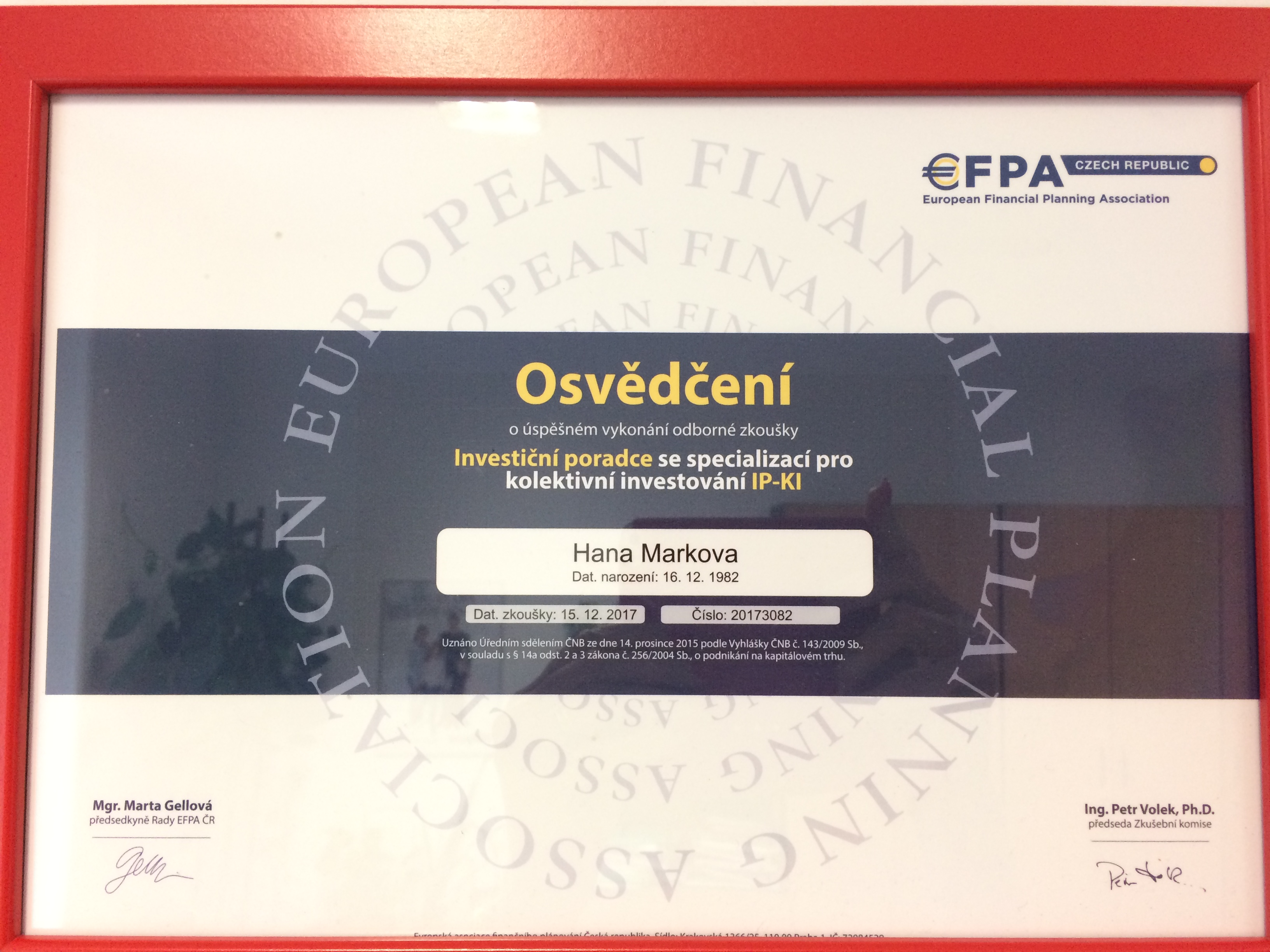 Hana Marková, PFP - poradce finančního plánování | 4fin foto 4