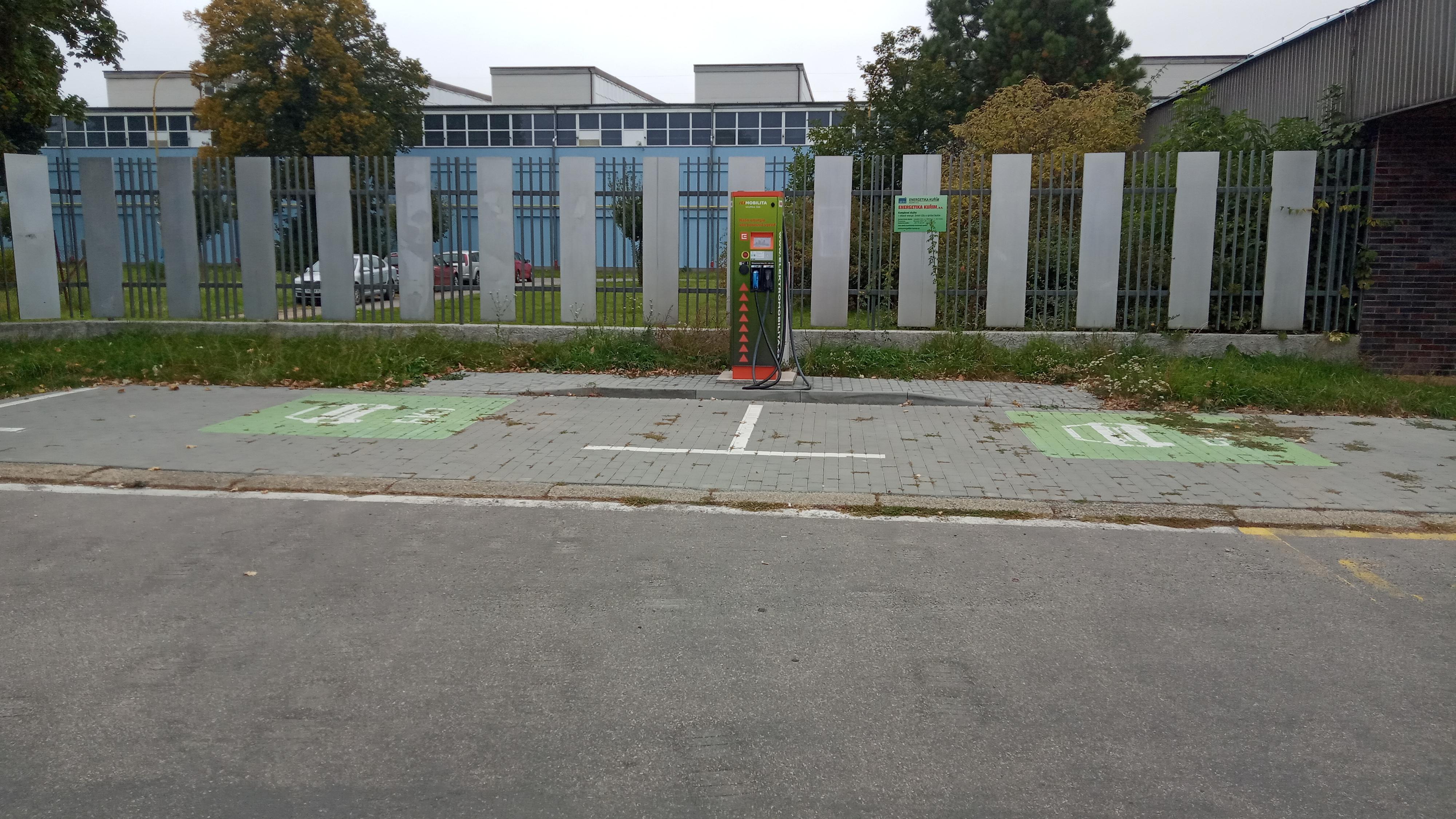 Nabíjecí stanice ČEZ