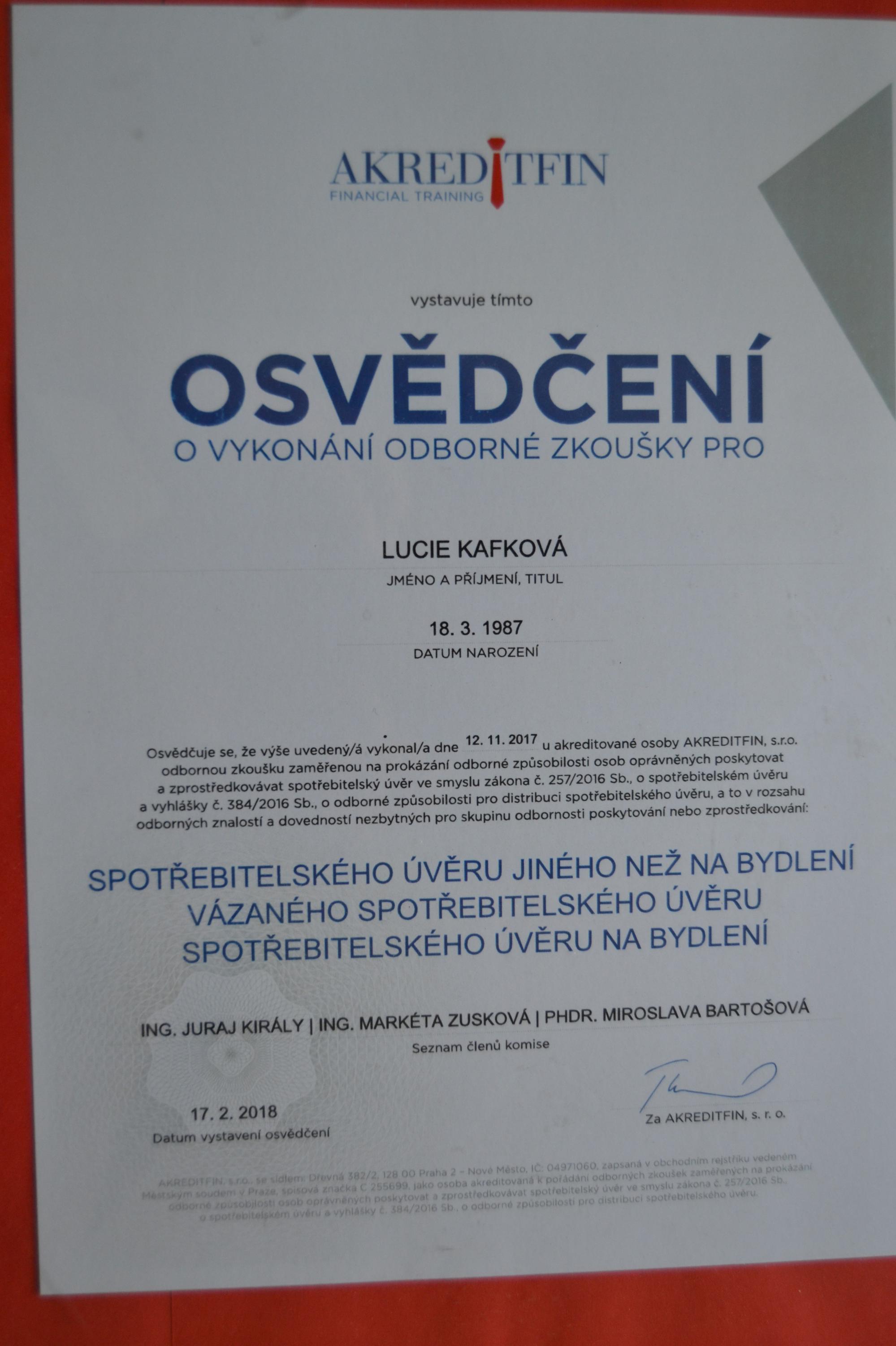 Bc. Lucie Kafková foto 2