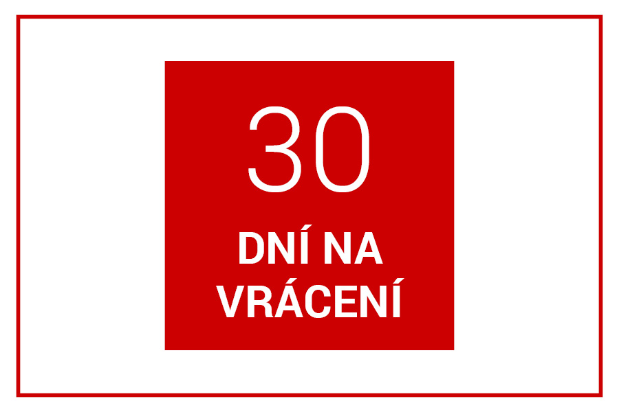 30 dní na vrácení zboží pro registrované zákazníky