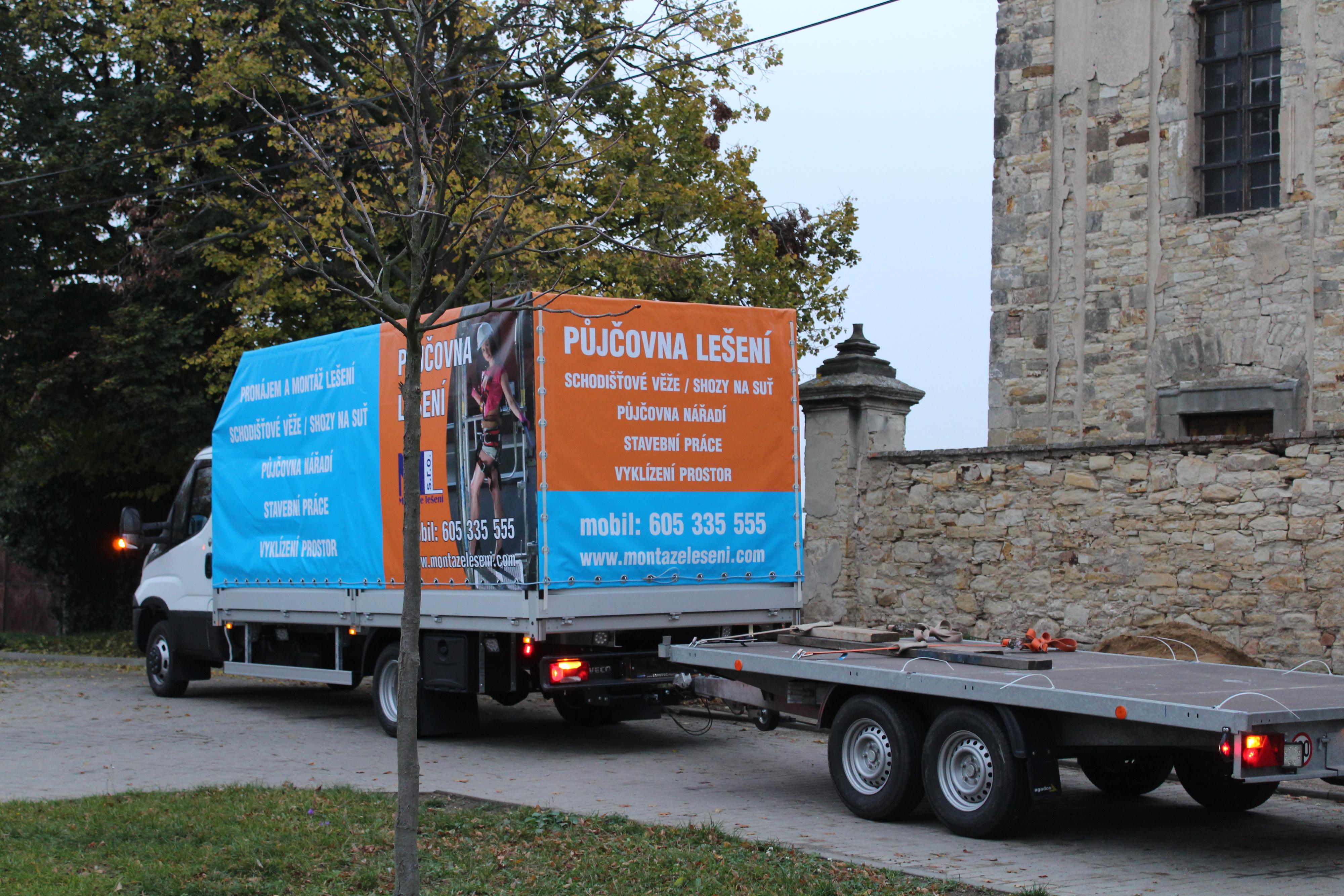 Autodoprava do 3,5t Iveco a GAZ – GAZELLE sklápěč 4x4