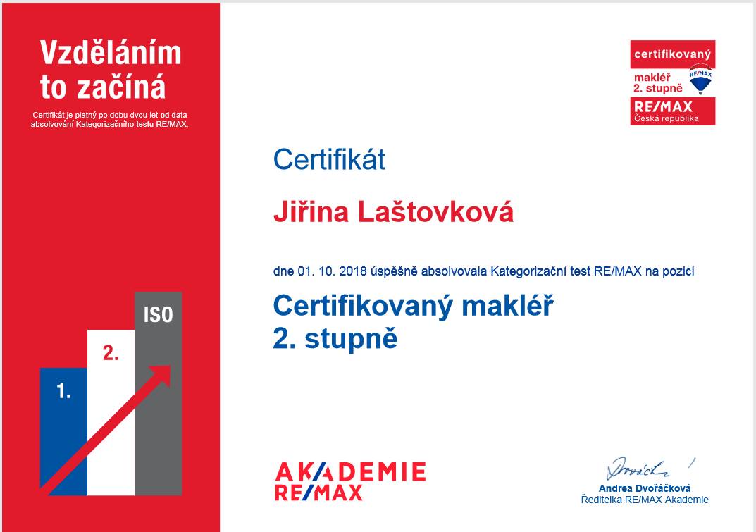 Jiřina Laštovková - realitní makléřka foto 2