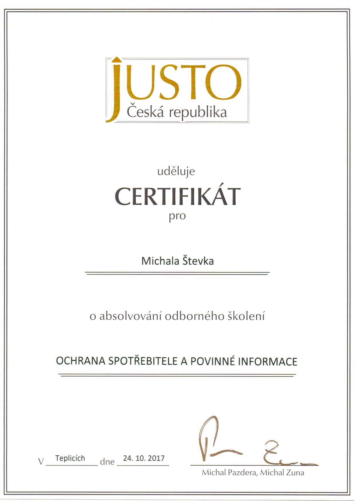 Michal Števko JUSTO foto 3