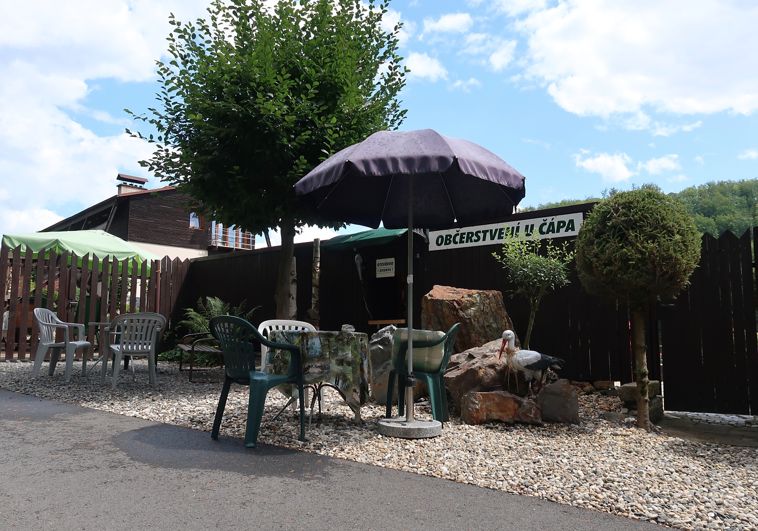 Občerstvení u Čápa