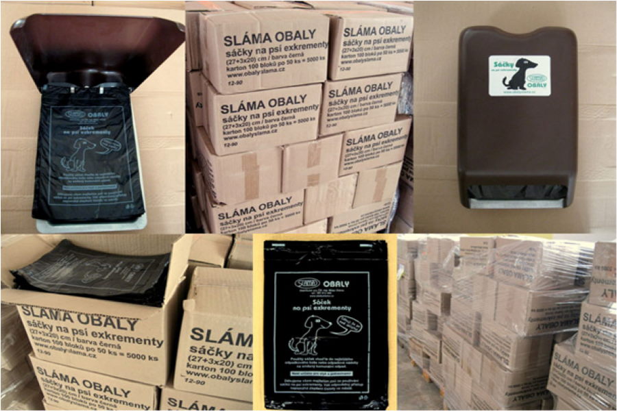 Sáčky na psí exkrementy